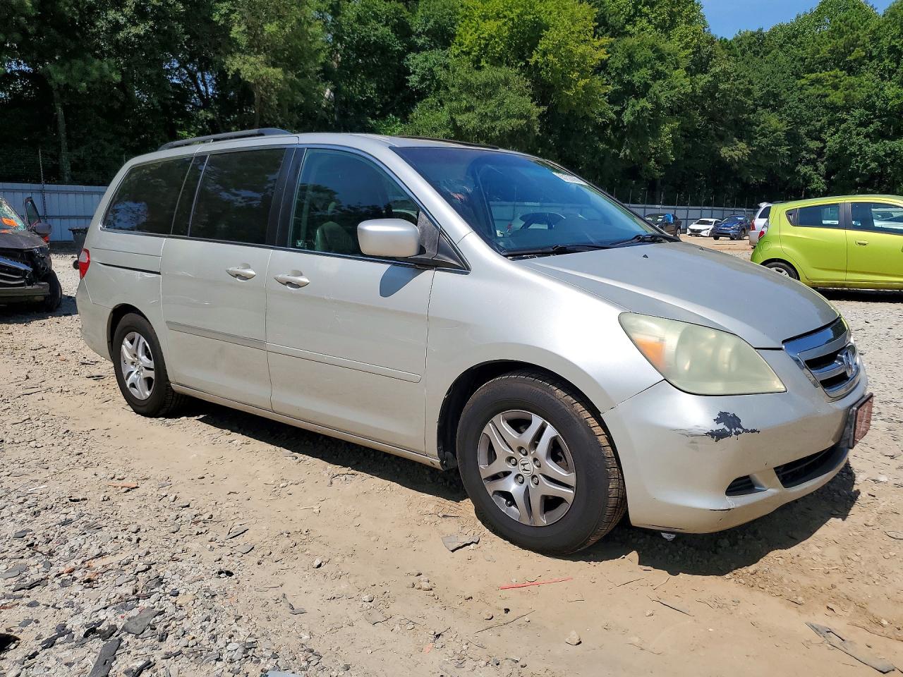 2007 Honda Odyssey Exl Silver vin: 5FNRL38727B434157