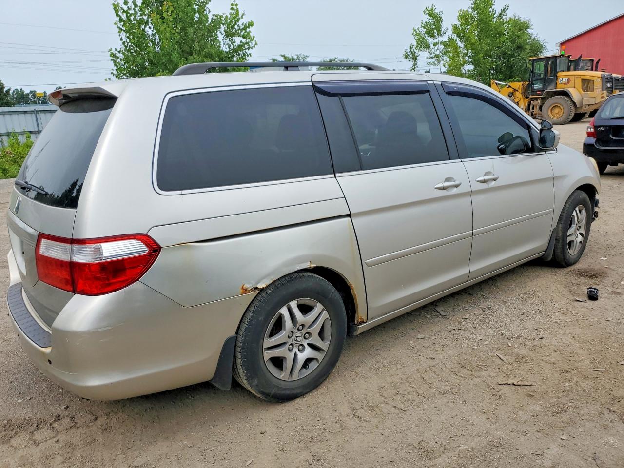 2007 Honda Odyssey Exl Silver vin: 5FNRL38727B507107