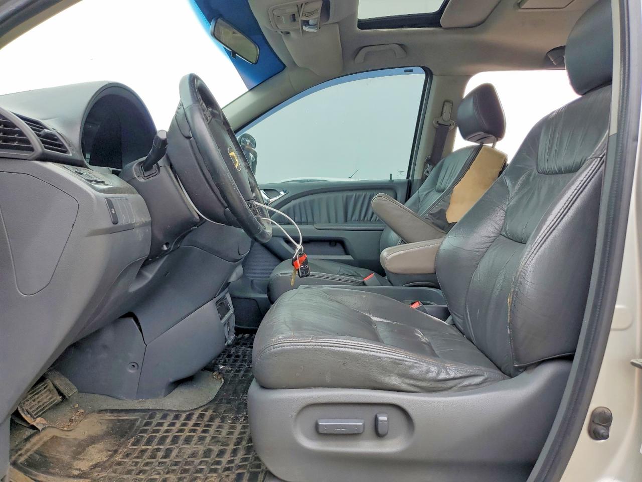 2007 Honda Odyssey Exl Silver vin: 5FNRL38727B507107