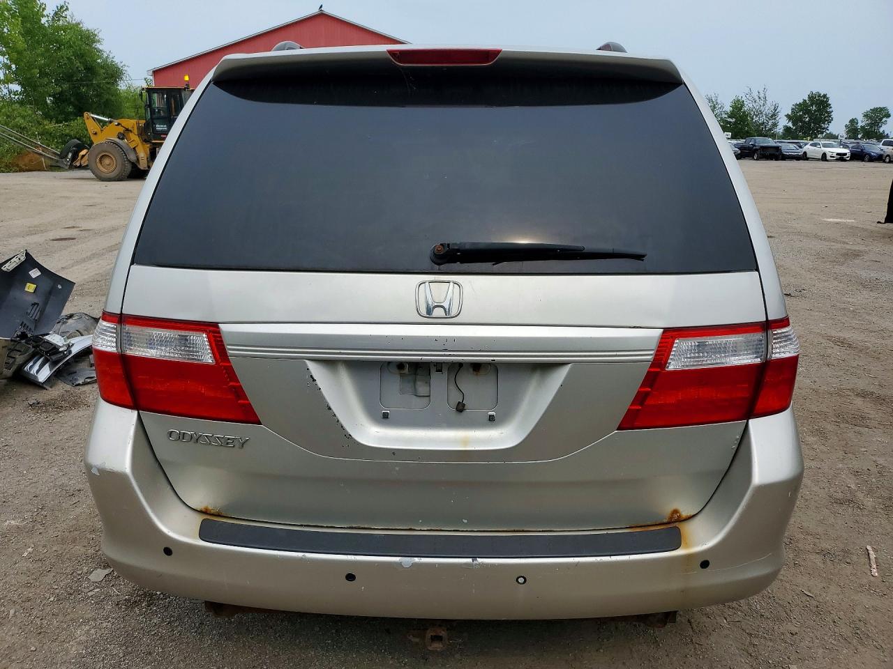 2007 Honda Odyssey Exl Silver vin: 5FNRL38727B507107