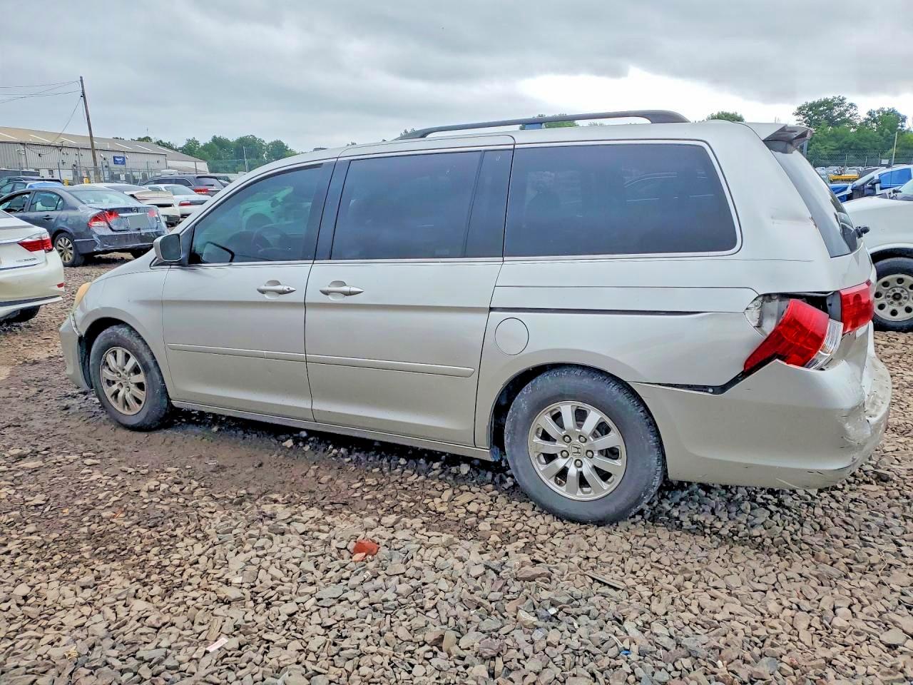2008 Honda Odyssey Exl Gray vin: 5FNRL38728B018109
