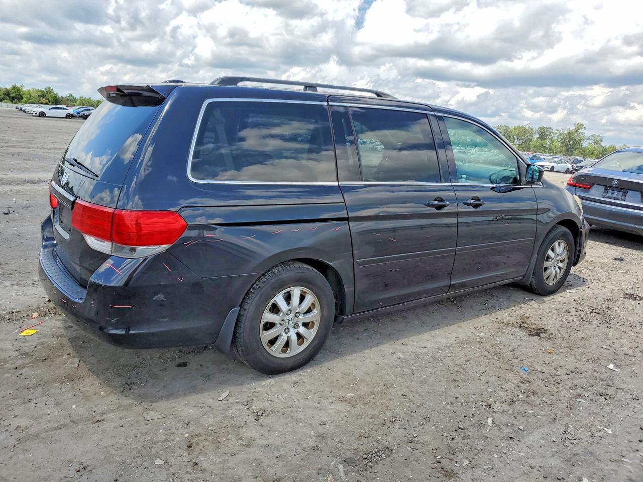 2008 Honda Odyssey Exl Black vin: 5FNRL38728B024783