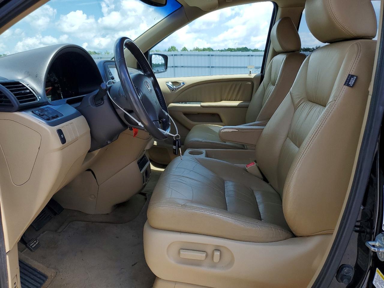 2008 Honda Odyssey Exl Black vin: 5FNRL38728B024783