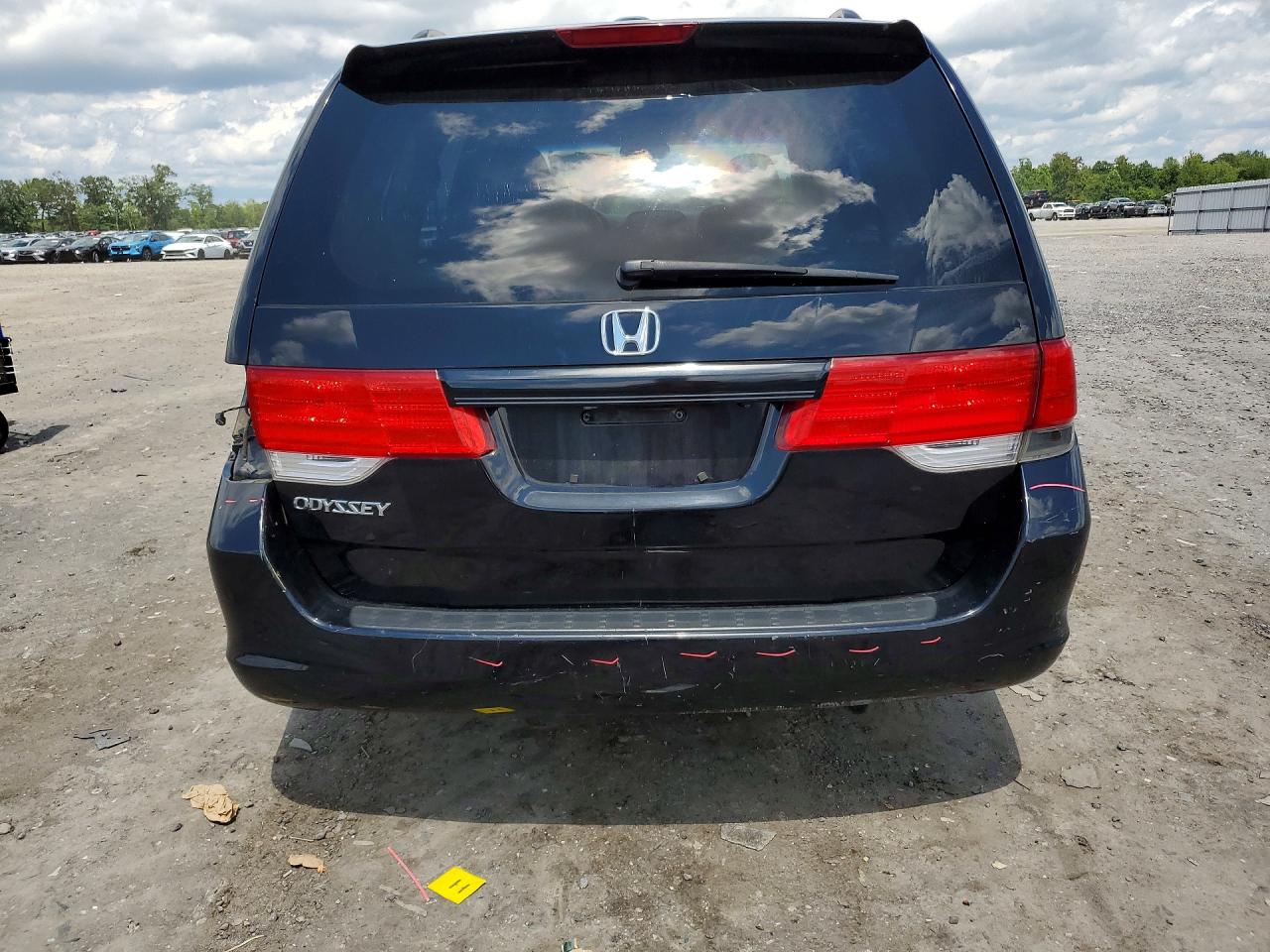 2008 Honda Odyssey Exl Black vin: 5FNRL38728B024783