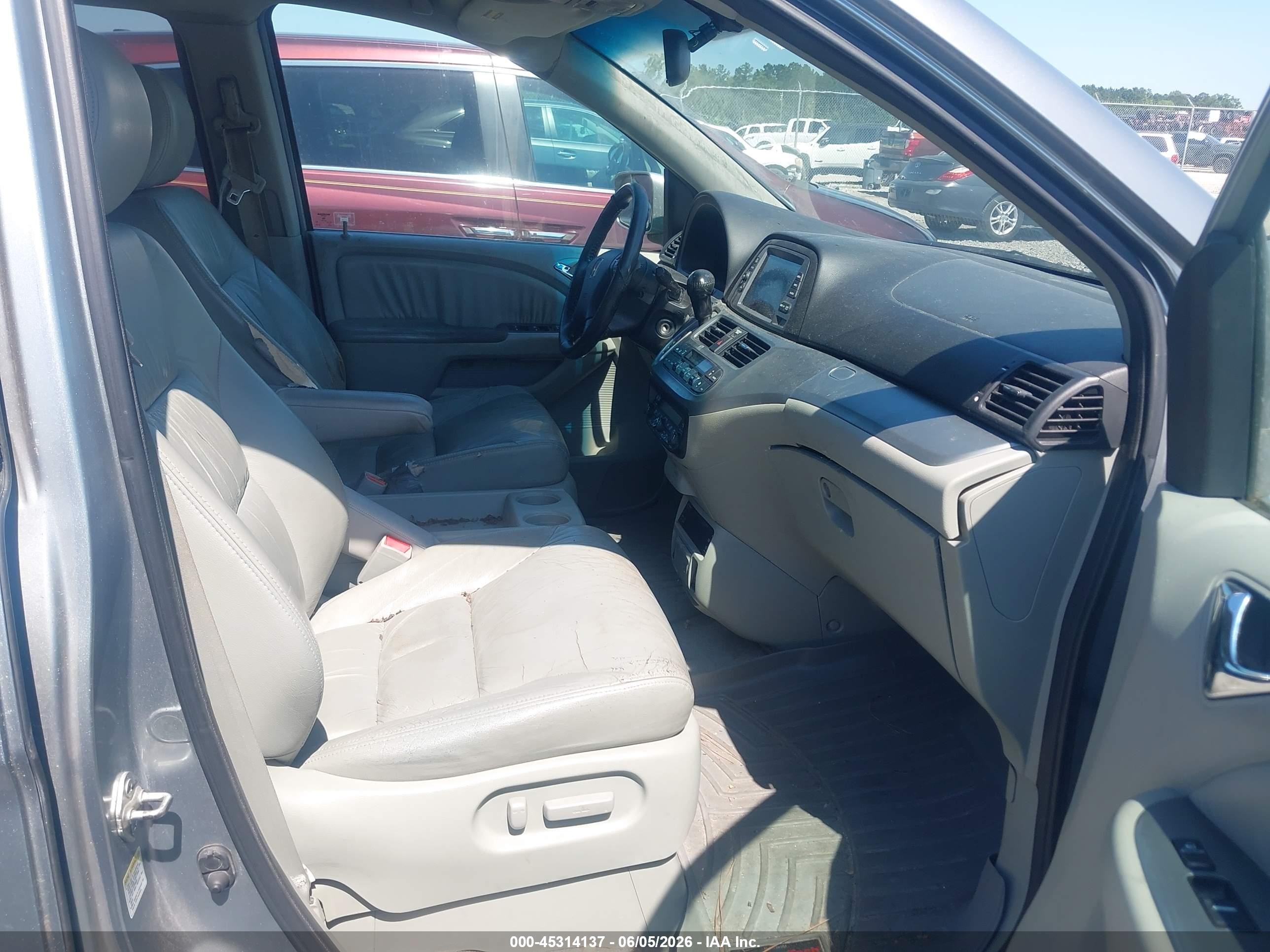 2008 Honda Odyssey Ex-l Silver vin: 5FNRL38728B049649