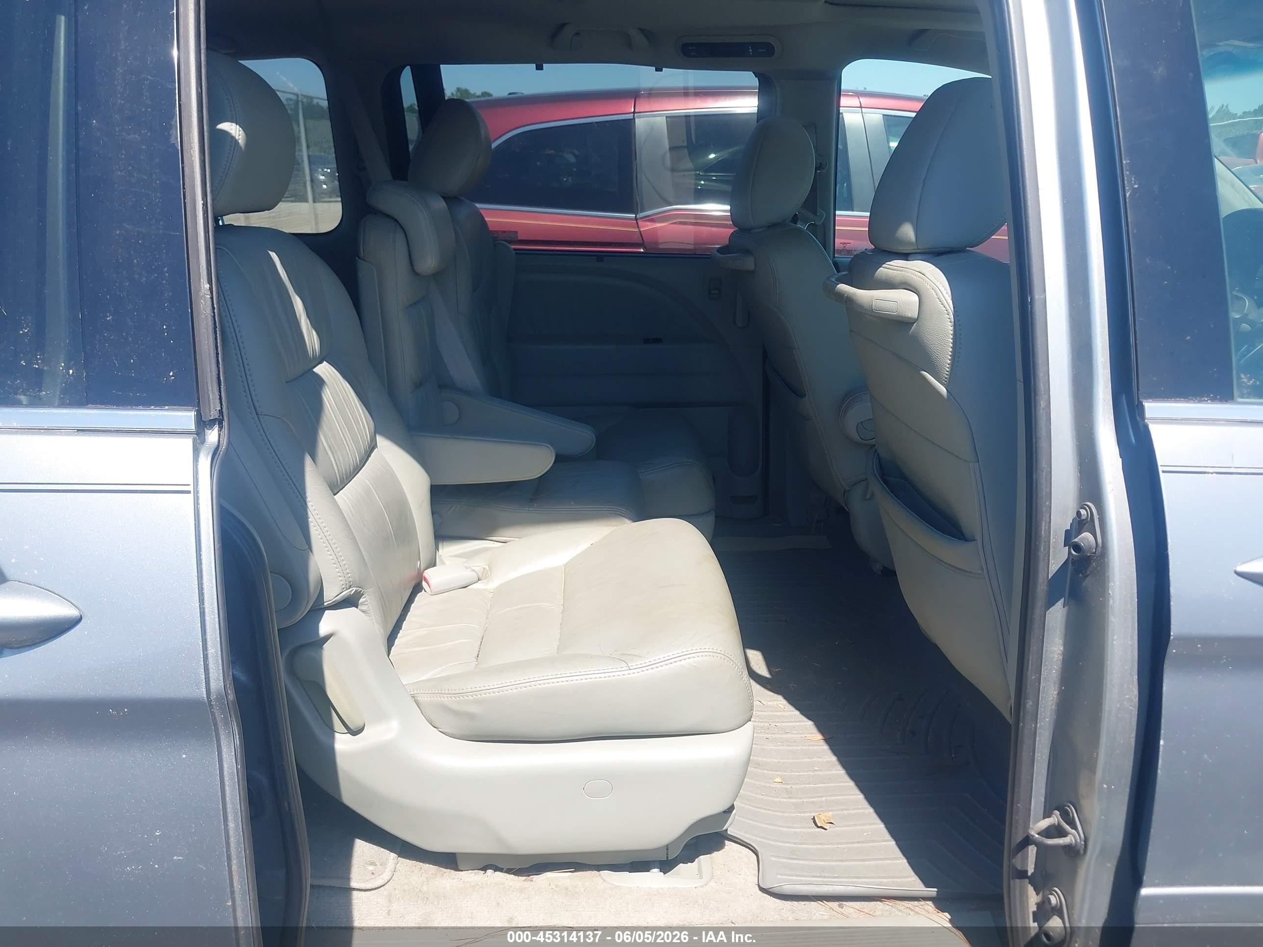2008 Honda Odyssey Ex-l Silver vin: 5FNRL38728B049649