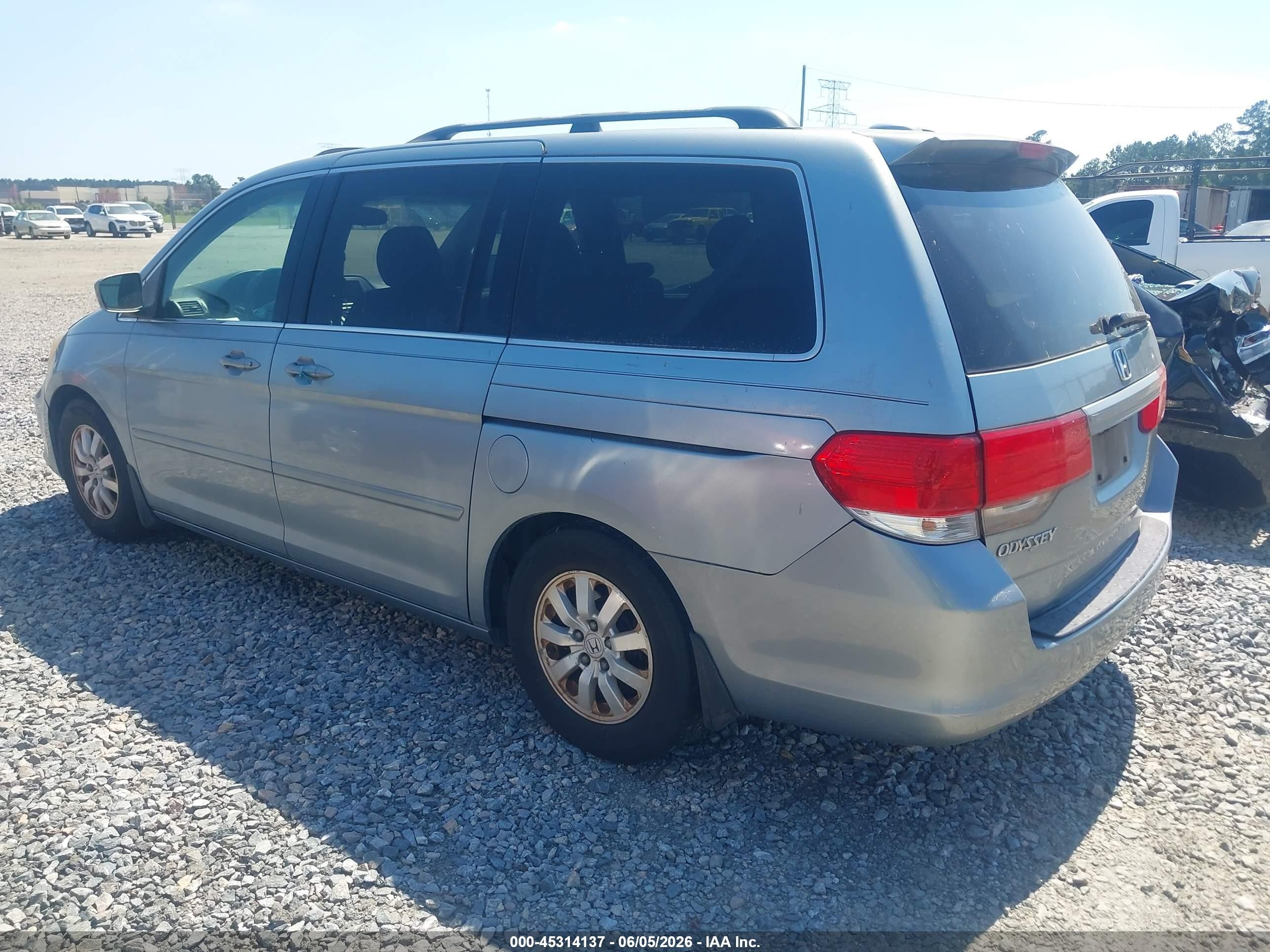 2008 Honda Odyssey Ex-l Silver vin: 5FNRL38728B049649