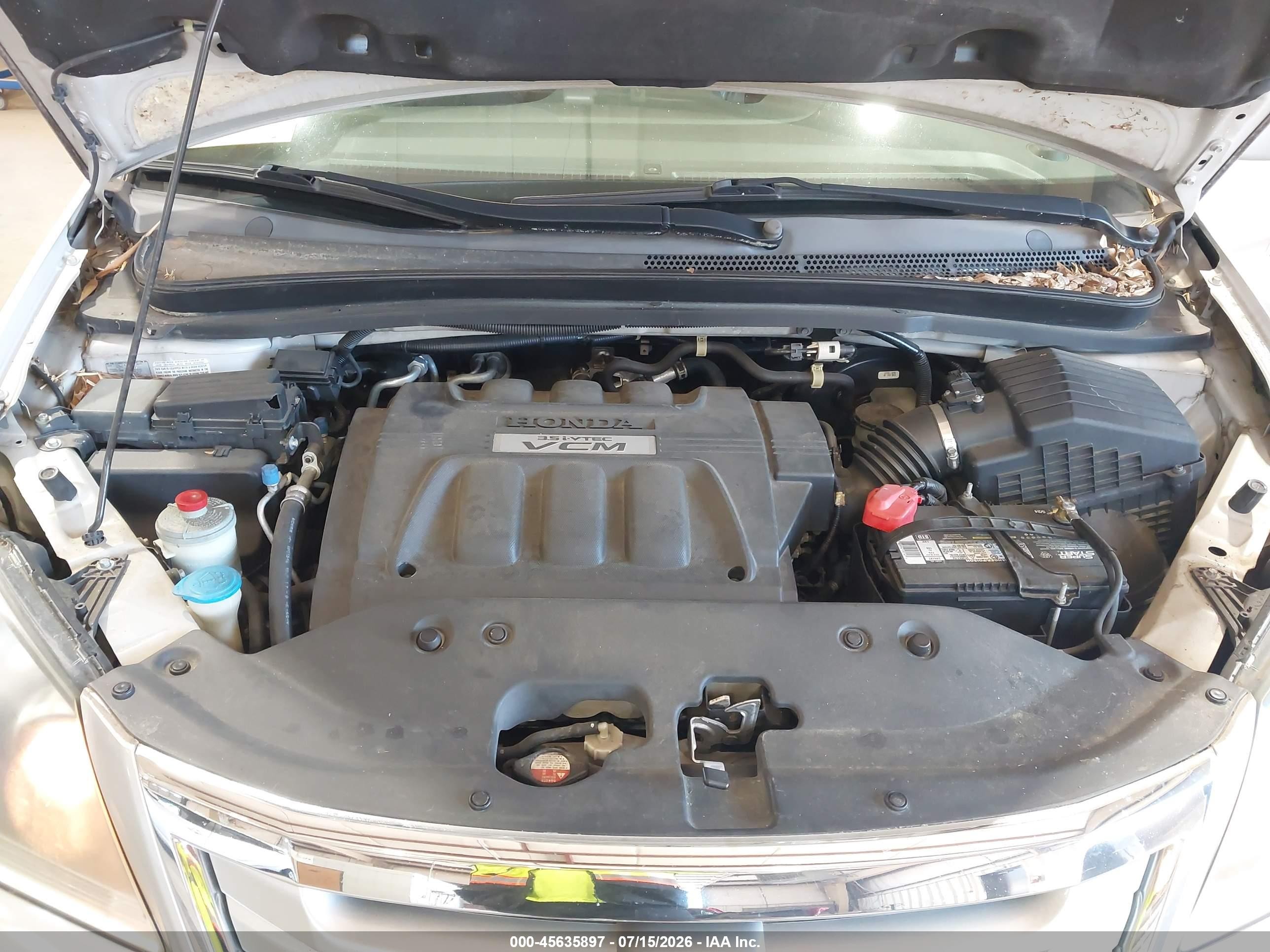 2008 Honda Odyssey Ex-l Silver vin: 5FNRL38728B087351