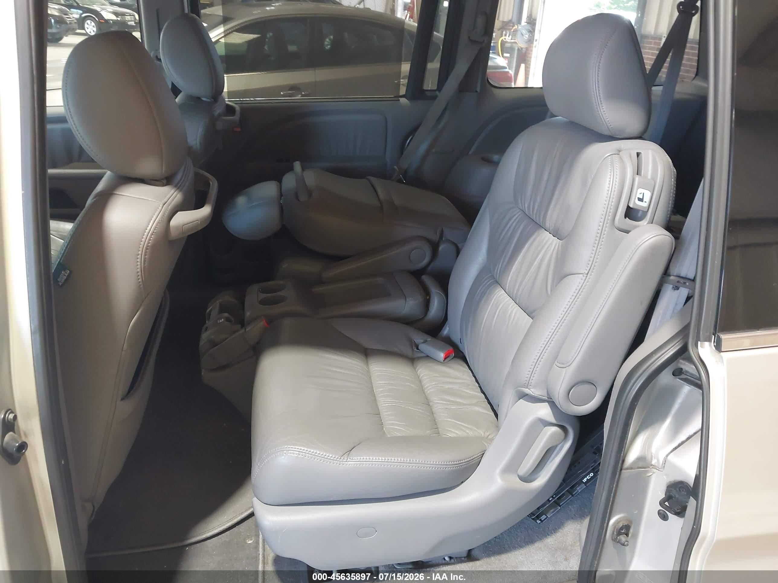 2008 Honda Odyssey Ex-l Silver vin: 5FNRL38728B087351