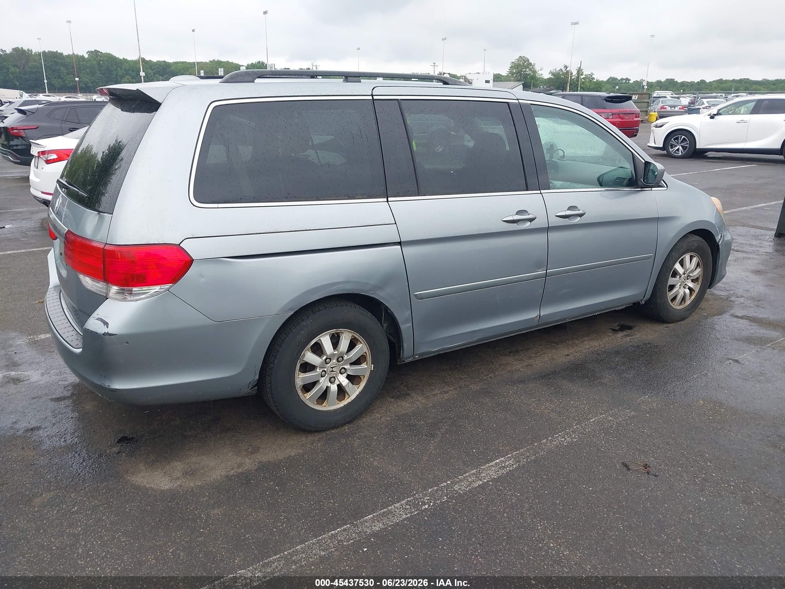 2008 Honda Odyssey Ex-l Light Blue vin: 5FNRL38728B111020