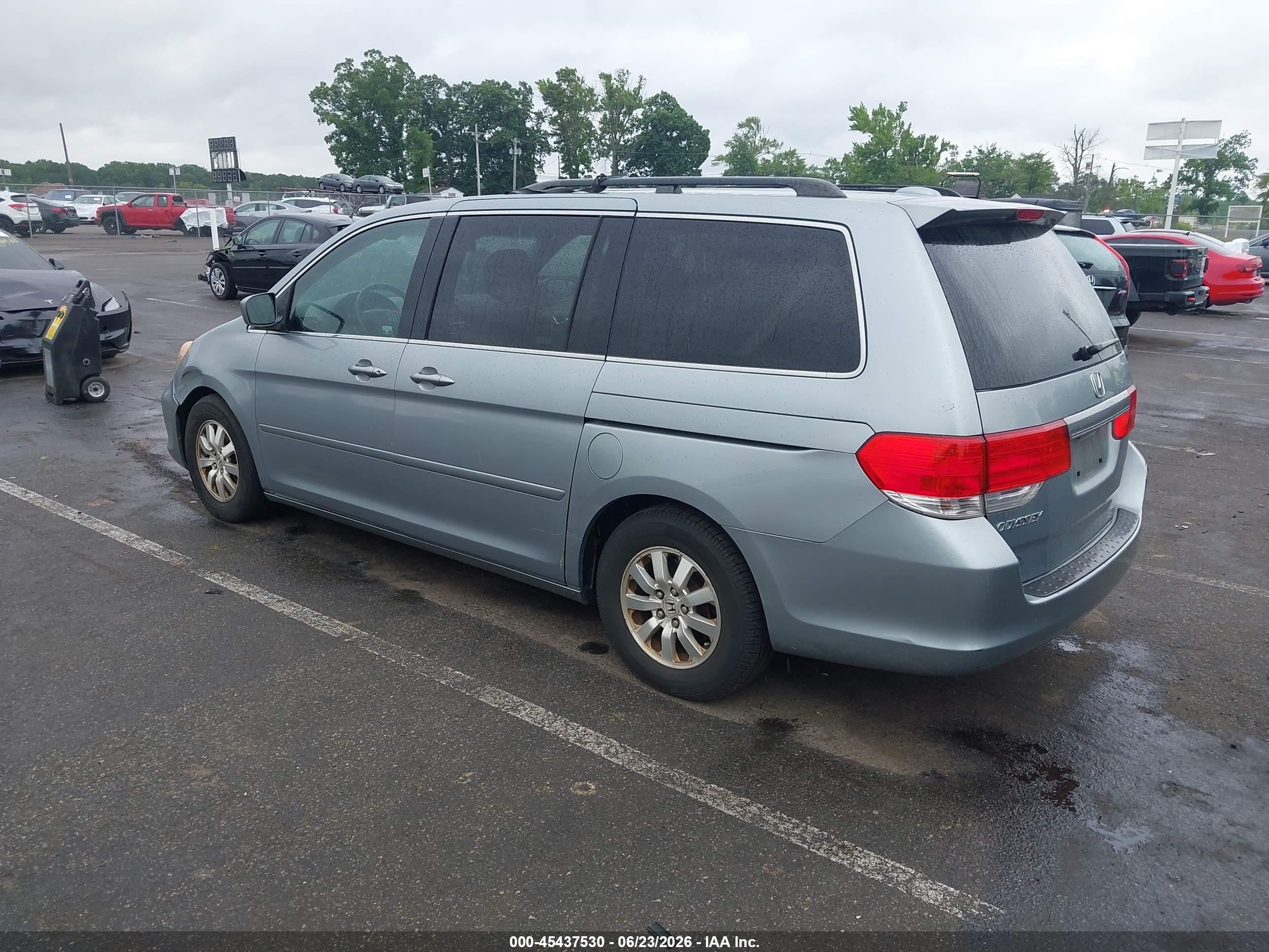 2008 Honda Odyssey Ex-l Light Blue vin: 5FNRL38728B111020