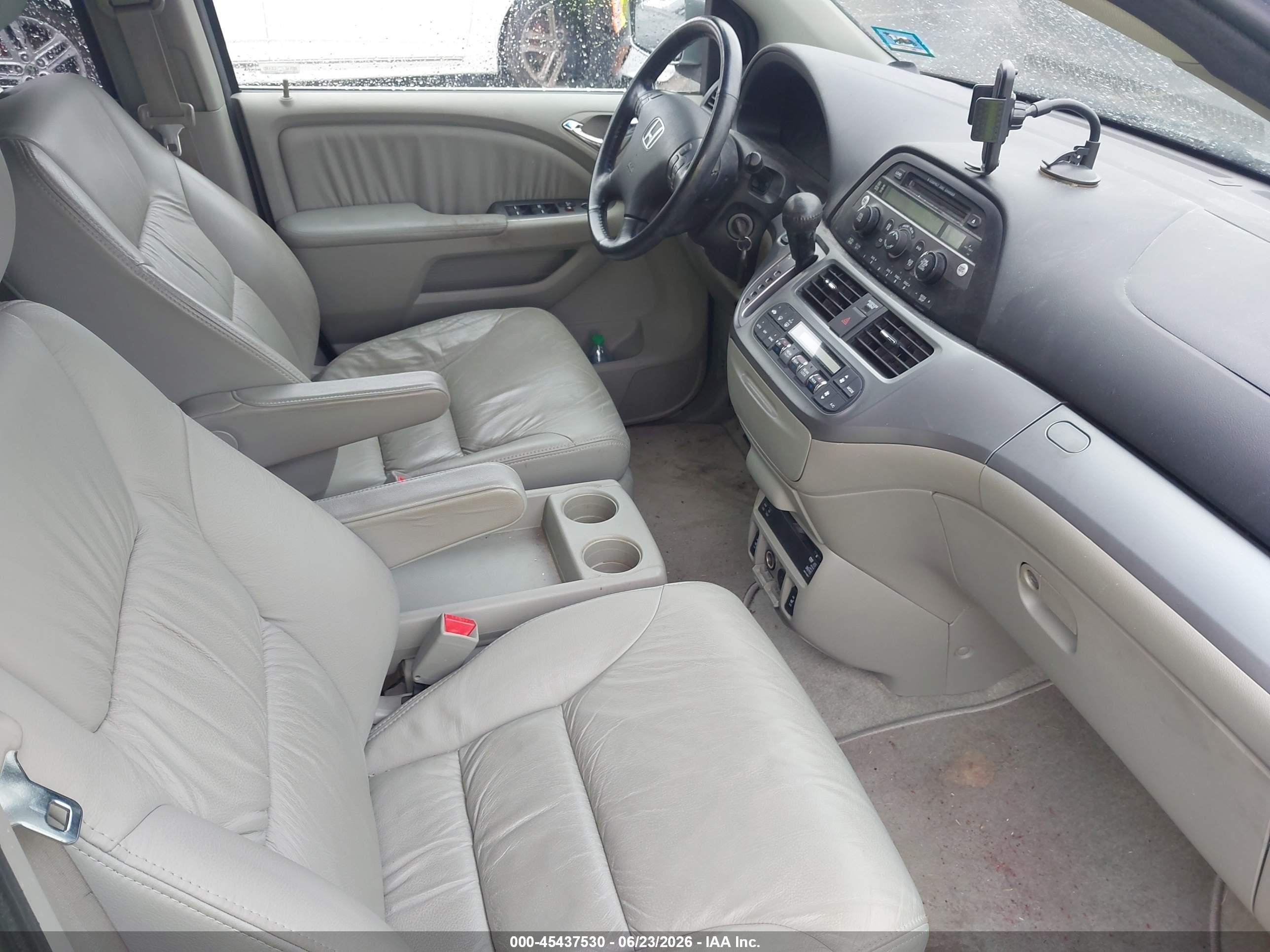 2008 Honda Odyssey Ex-l Light Blue vin: 5FNRL38728B111020