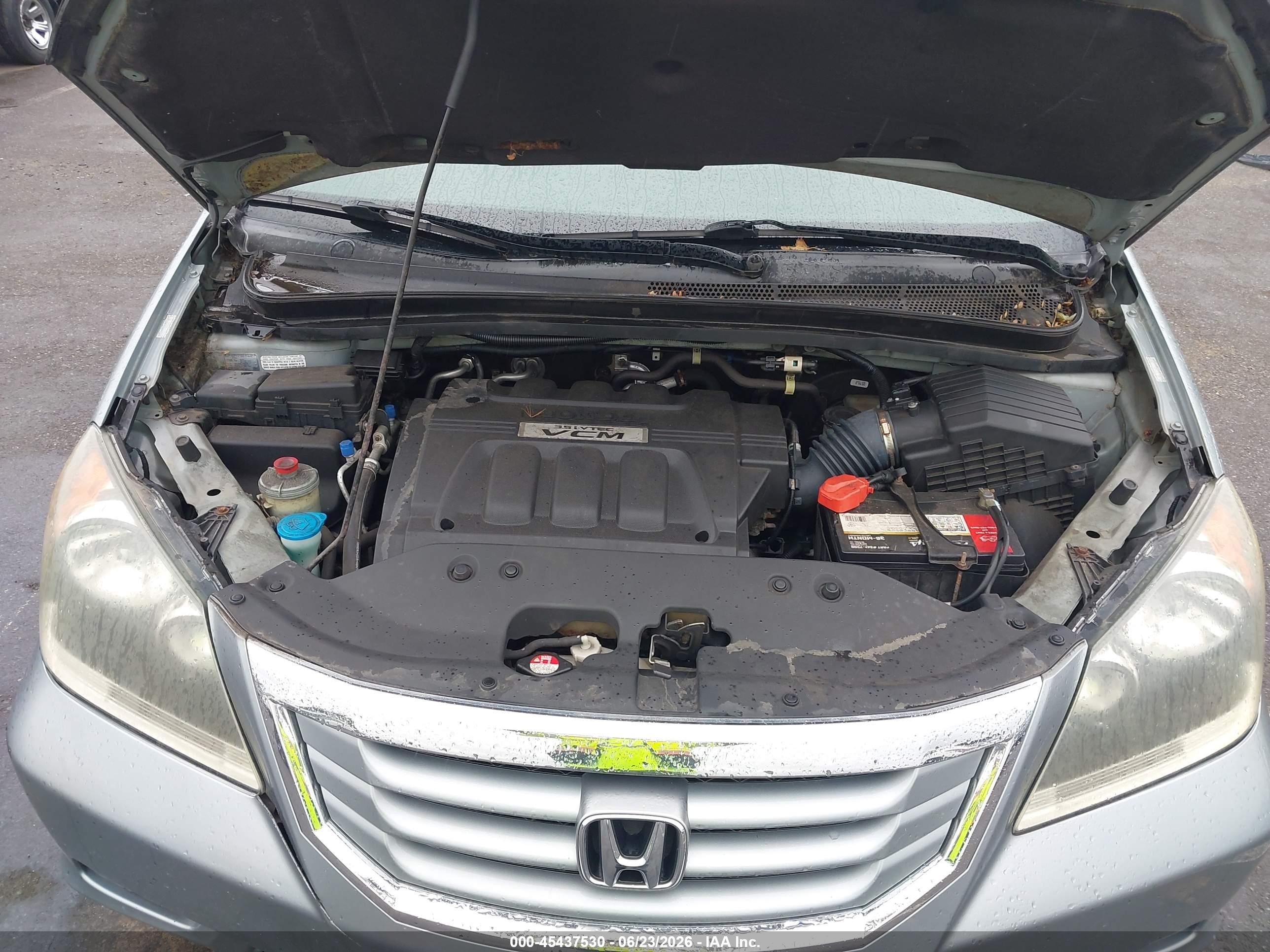 2008 Honda Odyssey Ex-l Light Blue vin: 5FNRL38728B111020