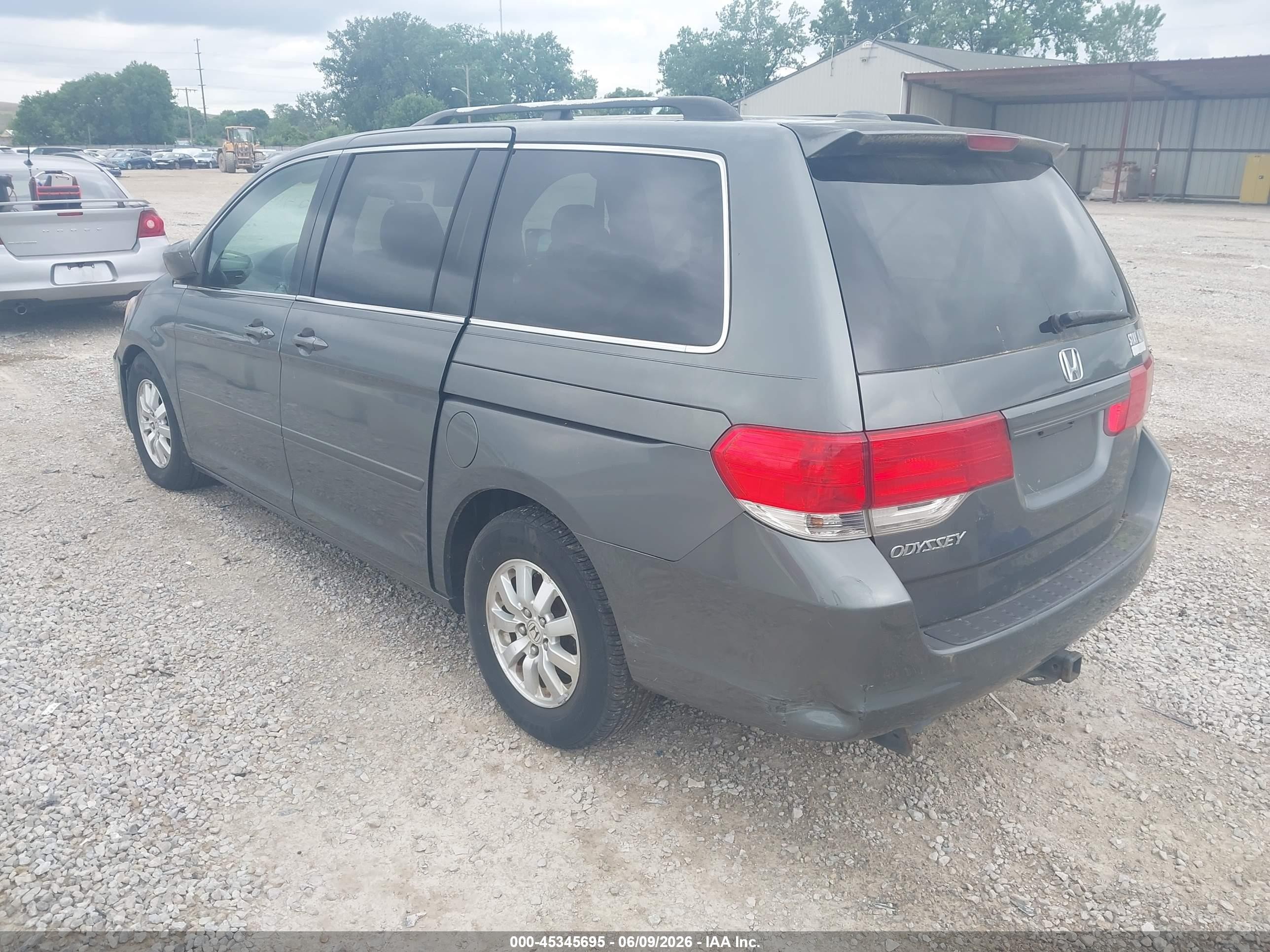 2008 Honda Odyssey Ex-l Tan vin: 5FNRL38728B407056