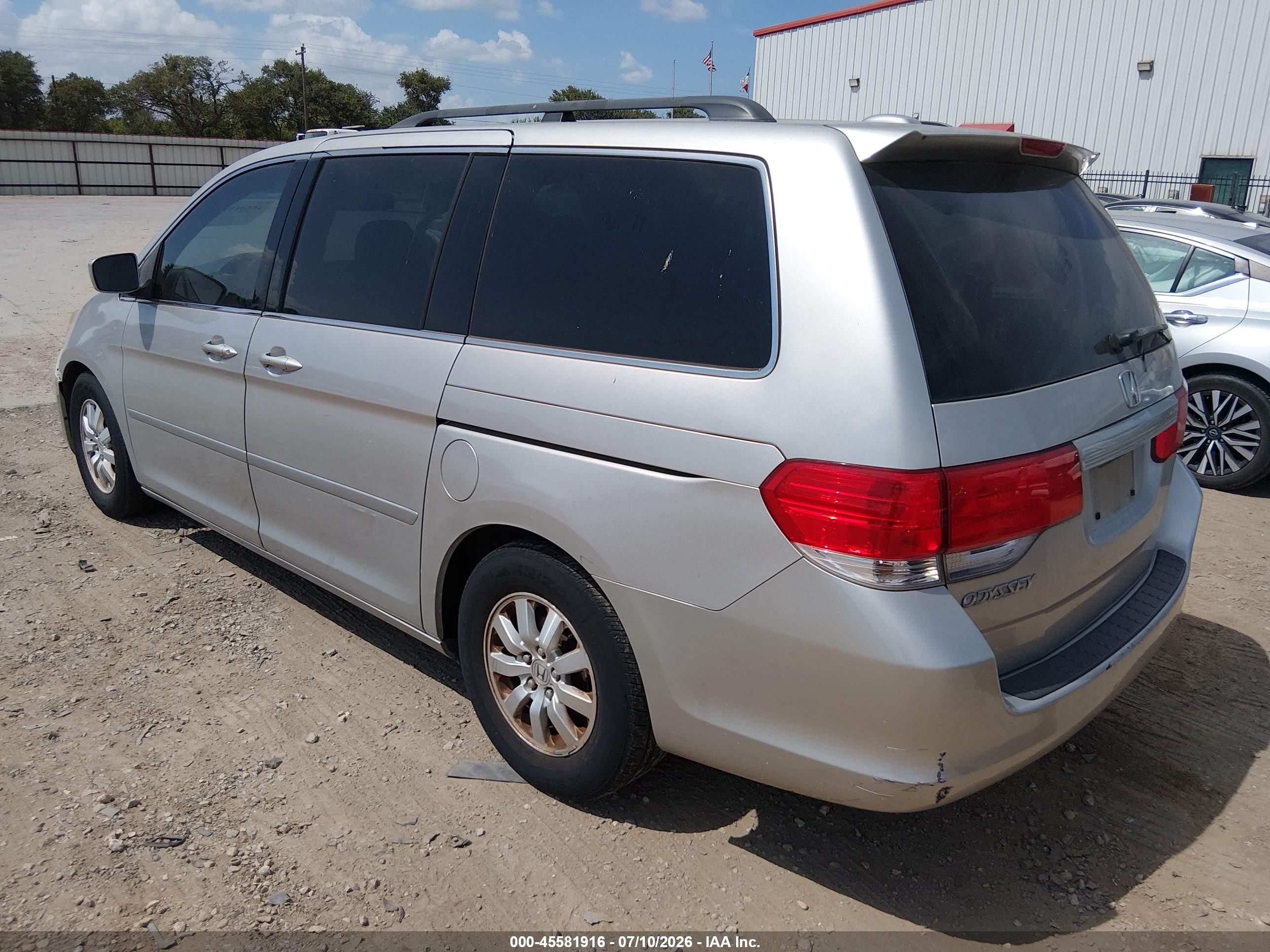 2008 Honda Odyssey Ex-l Серебряный vin: 5FNRL38728B417960