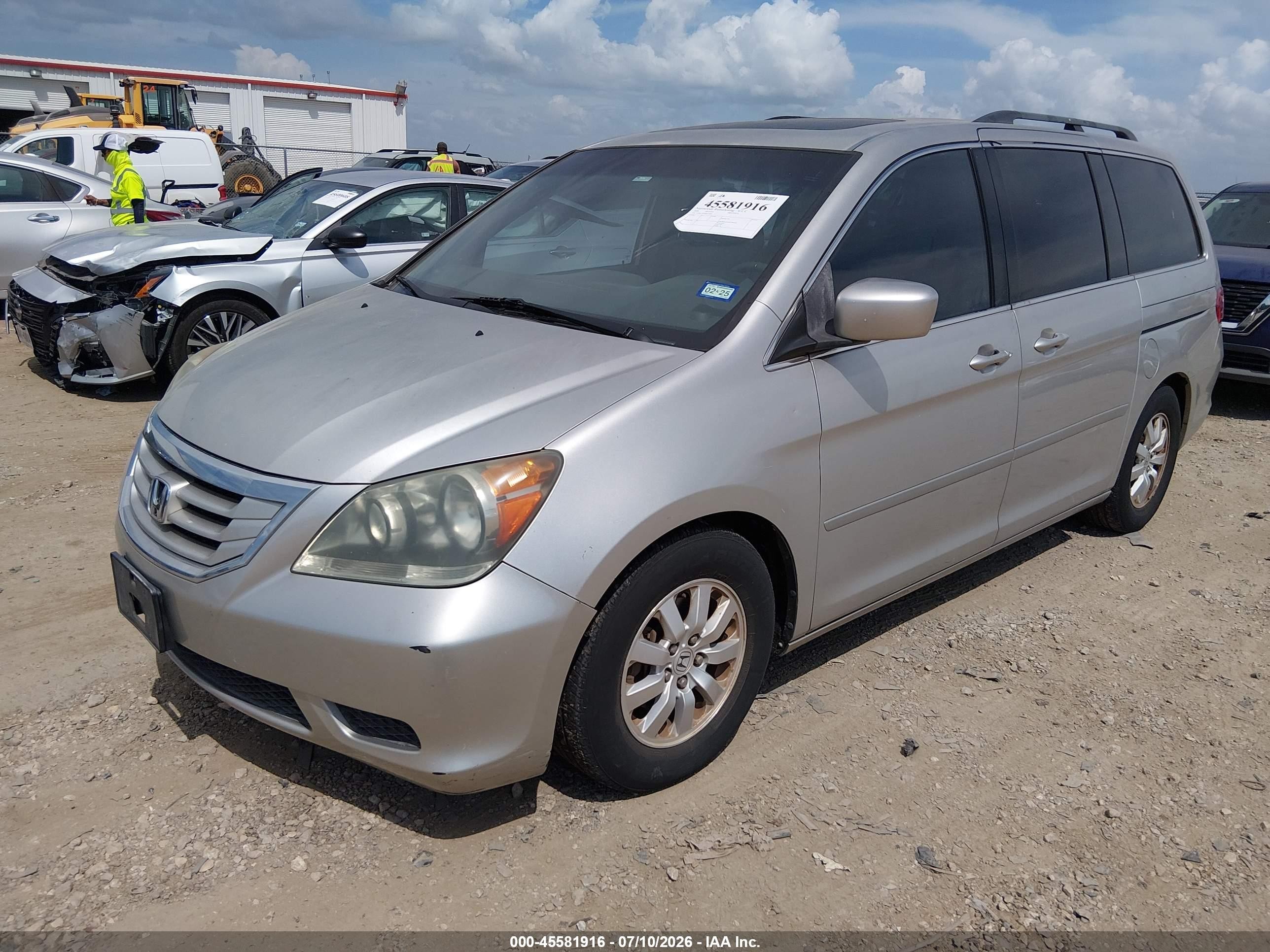 2008 Honda Odyssey Ex-l Серебряный vin: 5FNRL38728B417960