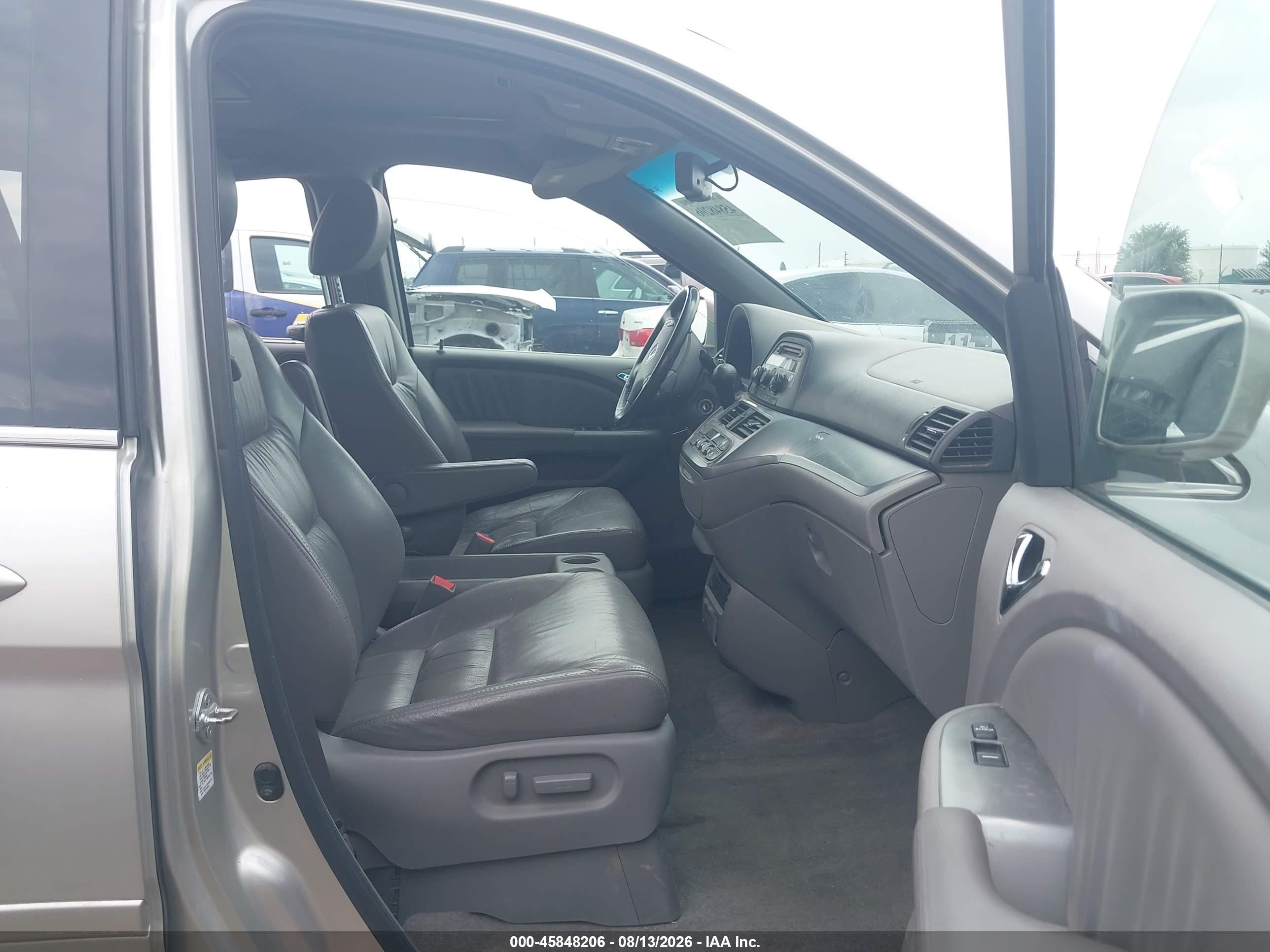2009 Honda Odyssey Ex-l Silver vin: 5FNRL38729B013669