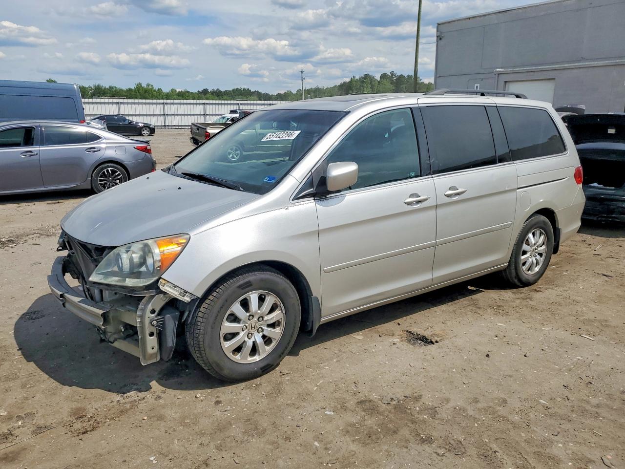 2009 Honda Odyssey Exl Silver vin: 5FNRL38729B025983