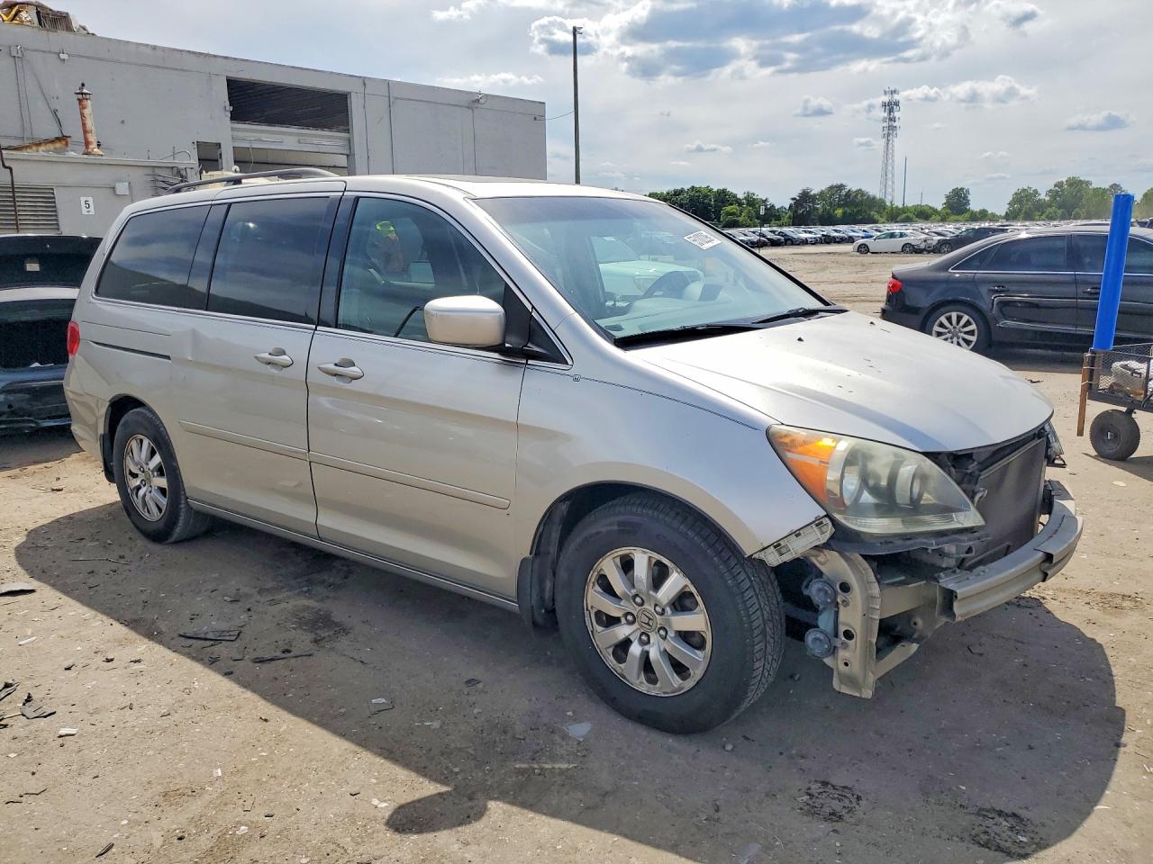 2009 Honda Odyssey Exl Silver vin: 5FNRL38729B025983