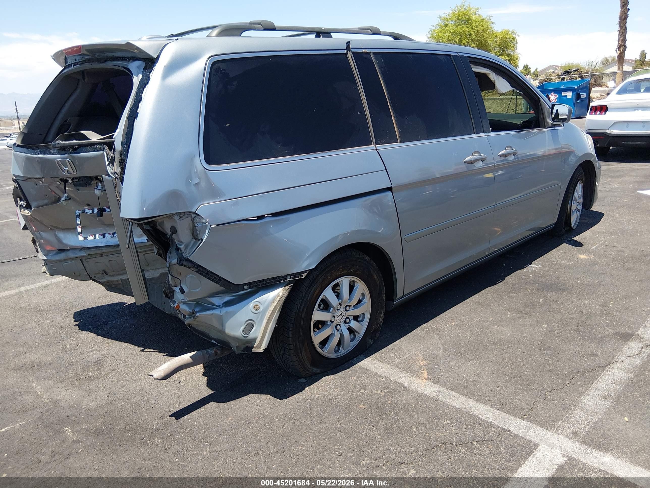 2009 Honda Odyssey Ex-l Серебряный vin: 5FNRL38729B026180