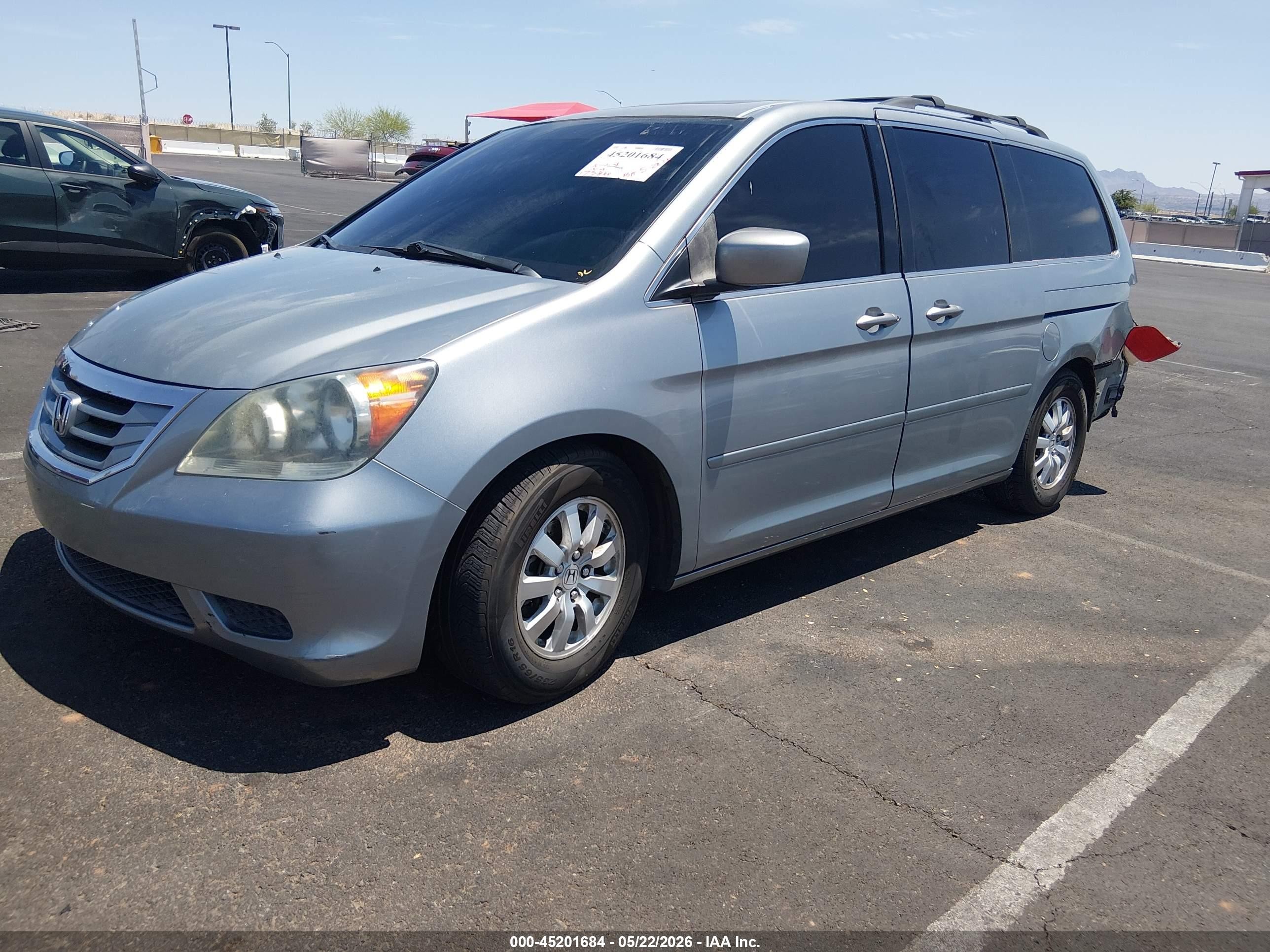 2009 Honda Odyssey Ex-l Серебряный vin: 5FNRL38729B026180