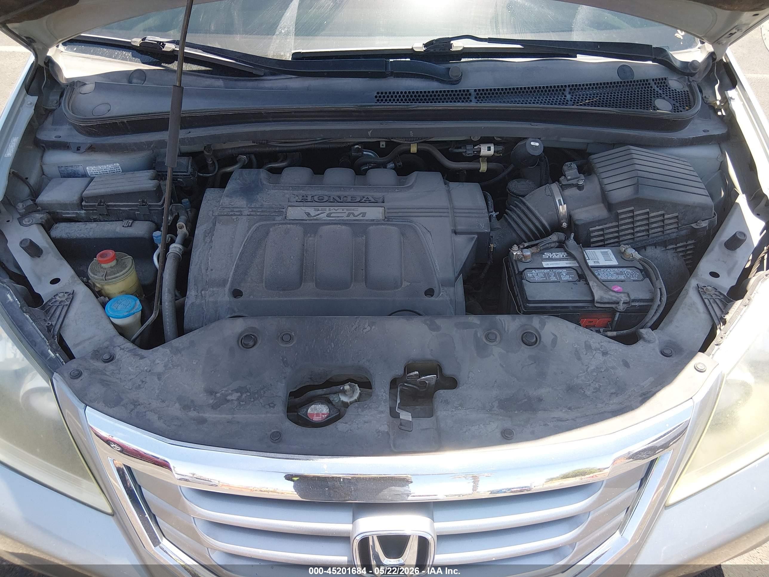 2009 Honda Odyssey Ex-l Серебряный vin: 5FNRL38729B026180