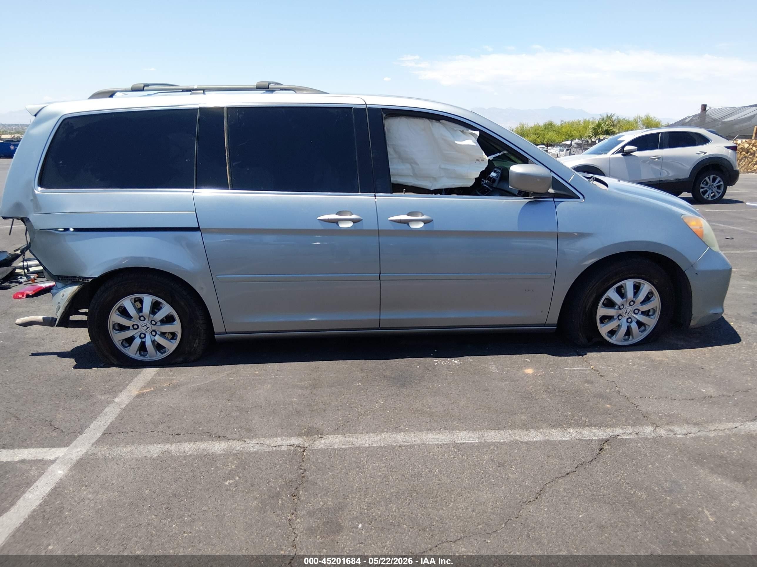 2009 Honda Odyssey Ex-l Серебряный vin: 5FNRL38729B026180
