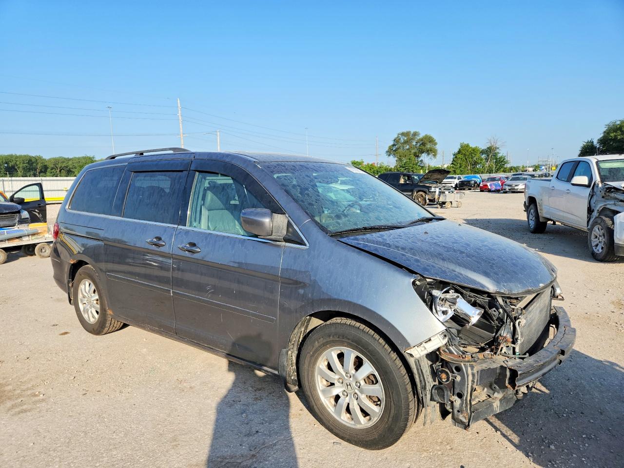 2009 Honda Odyssey Exl Серый vin: 5FNRL38729B029662