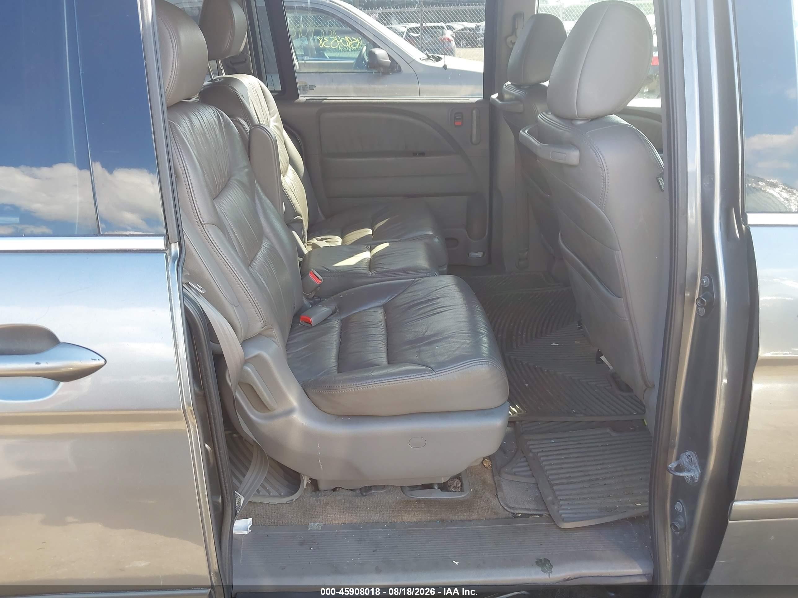 2009 Honda Odyssey Ex-l Gray vin: 5FNRL38729B030424