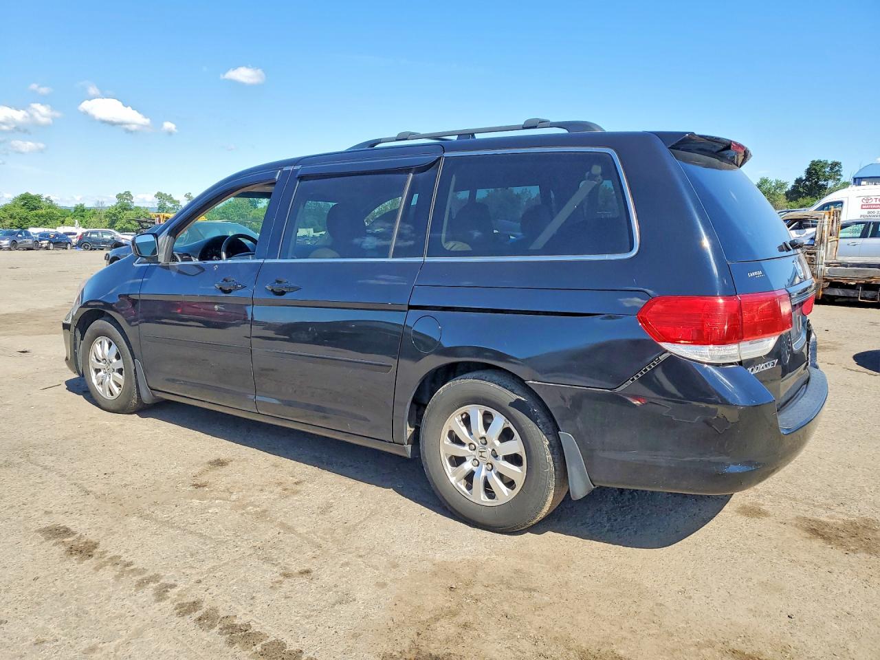 2009 Honda Odyssey Exl Black vin: 5FNRL38729B055002