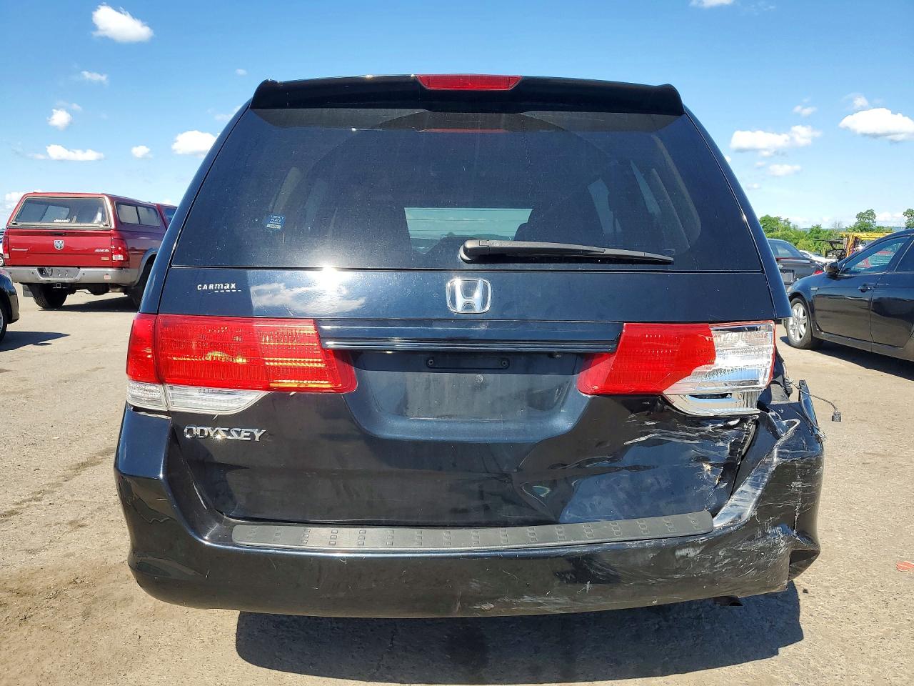 2009 Honda Odyssey Exl Black vin: 5FNRL38729B055002