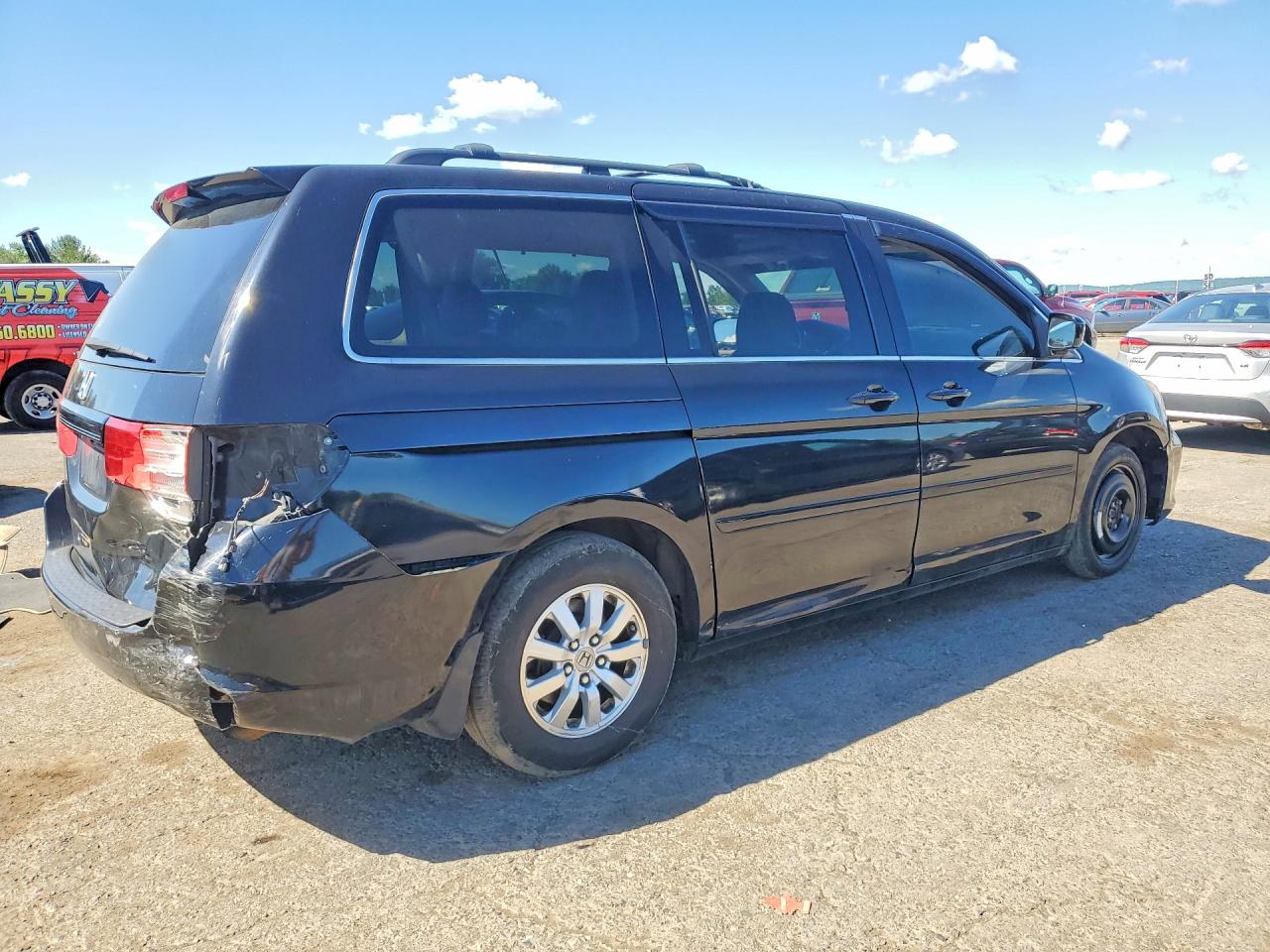 2009 Honda Odyssey Exl Black vin: 5FNRL38729B055002