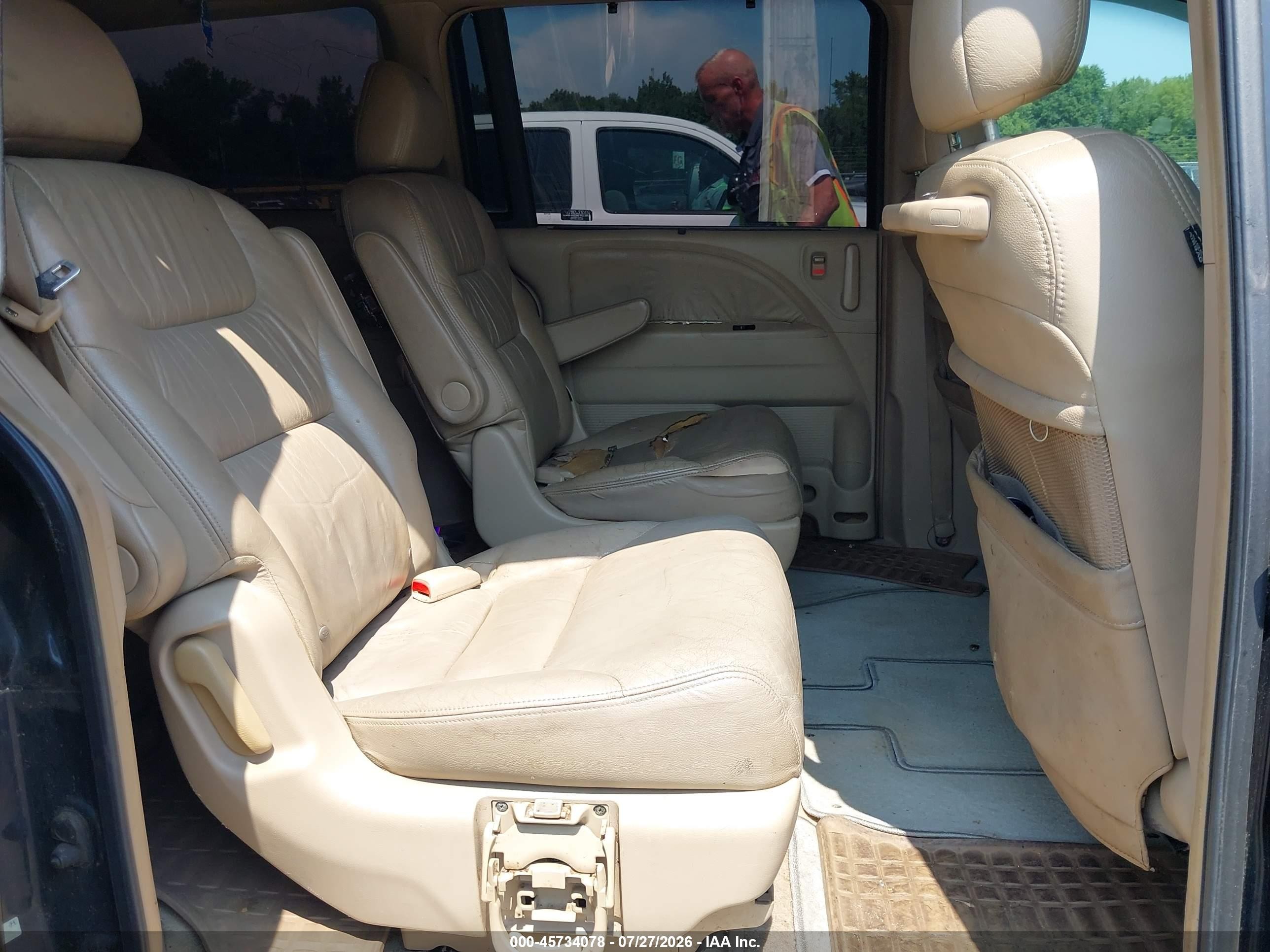 2005 Honda Odyssey Ex-l Черный vin: 5FNRL38735B003260