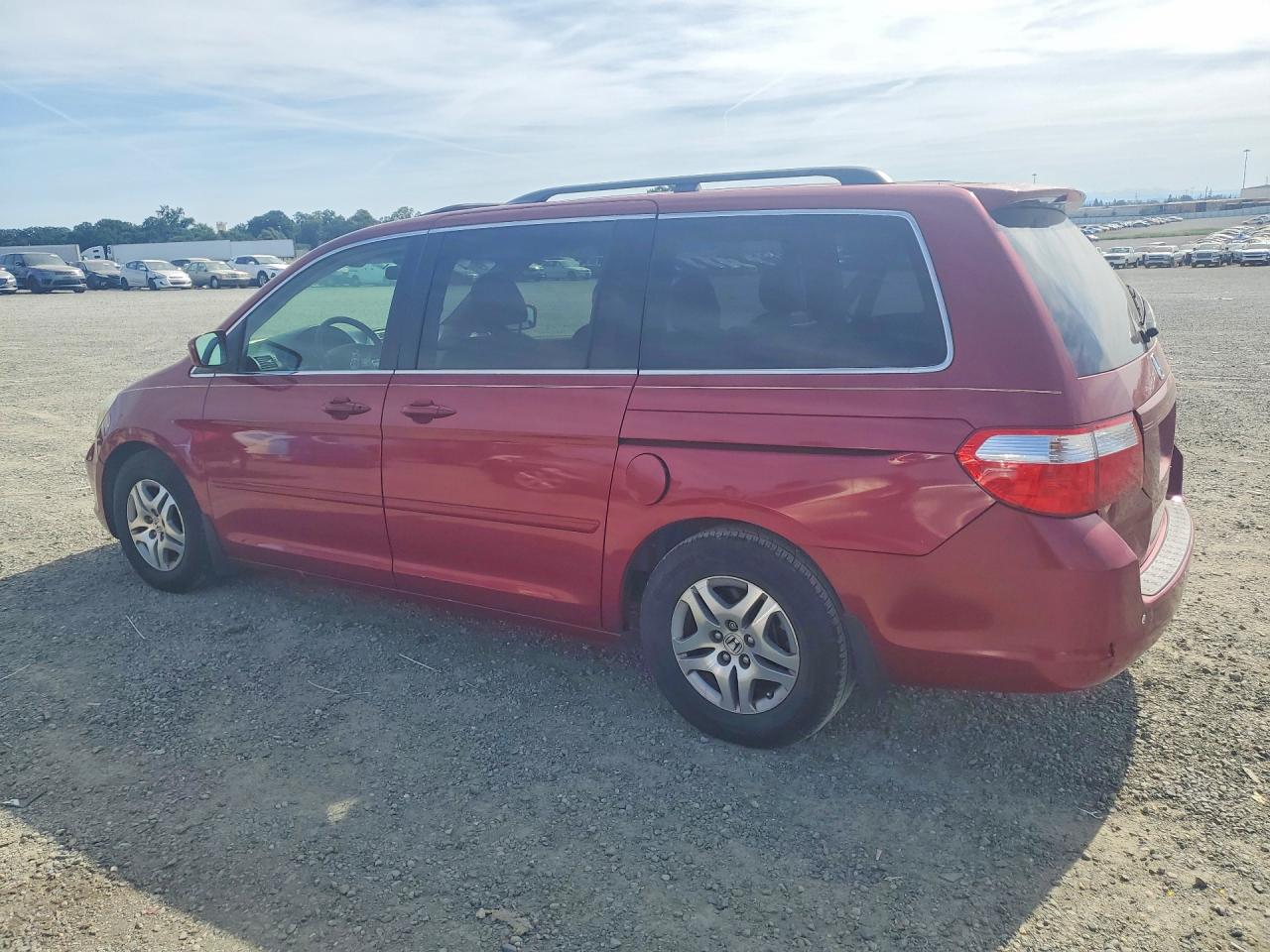 2005 Honda Odyssey Exl Red vin: 5FNRL38735B076922