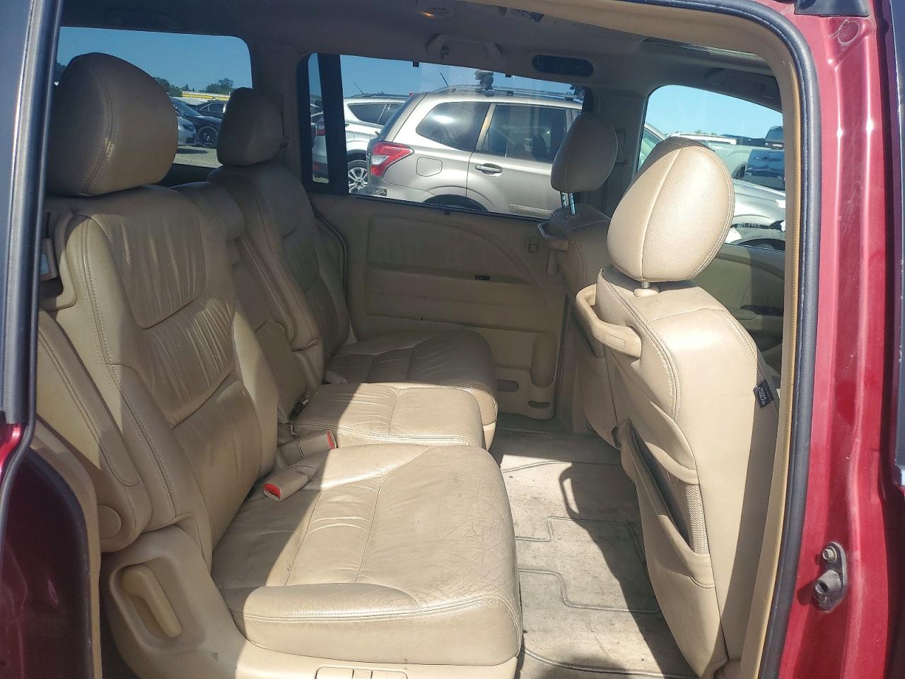 2005 Honda Odyssey Exl Red vin: 5FNRL38735B076922