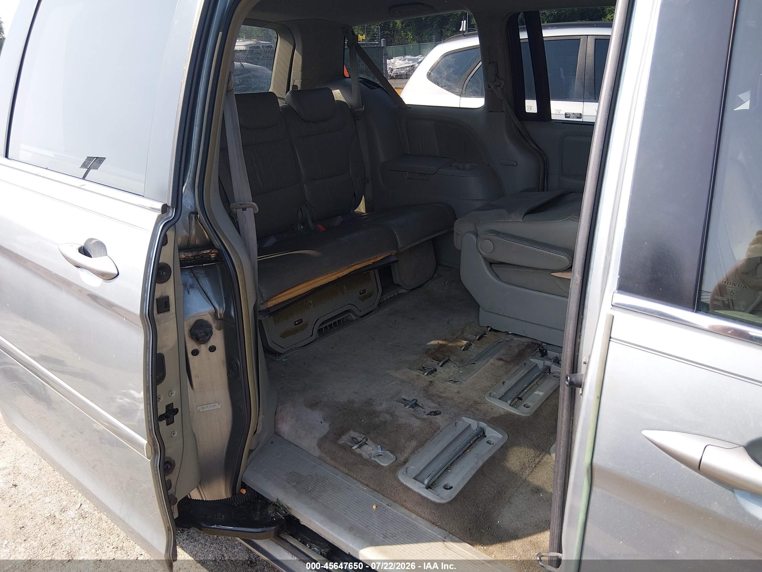 2005 Honda Odyssey Ex-l Gray vin: 5FNRL38735B132891