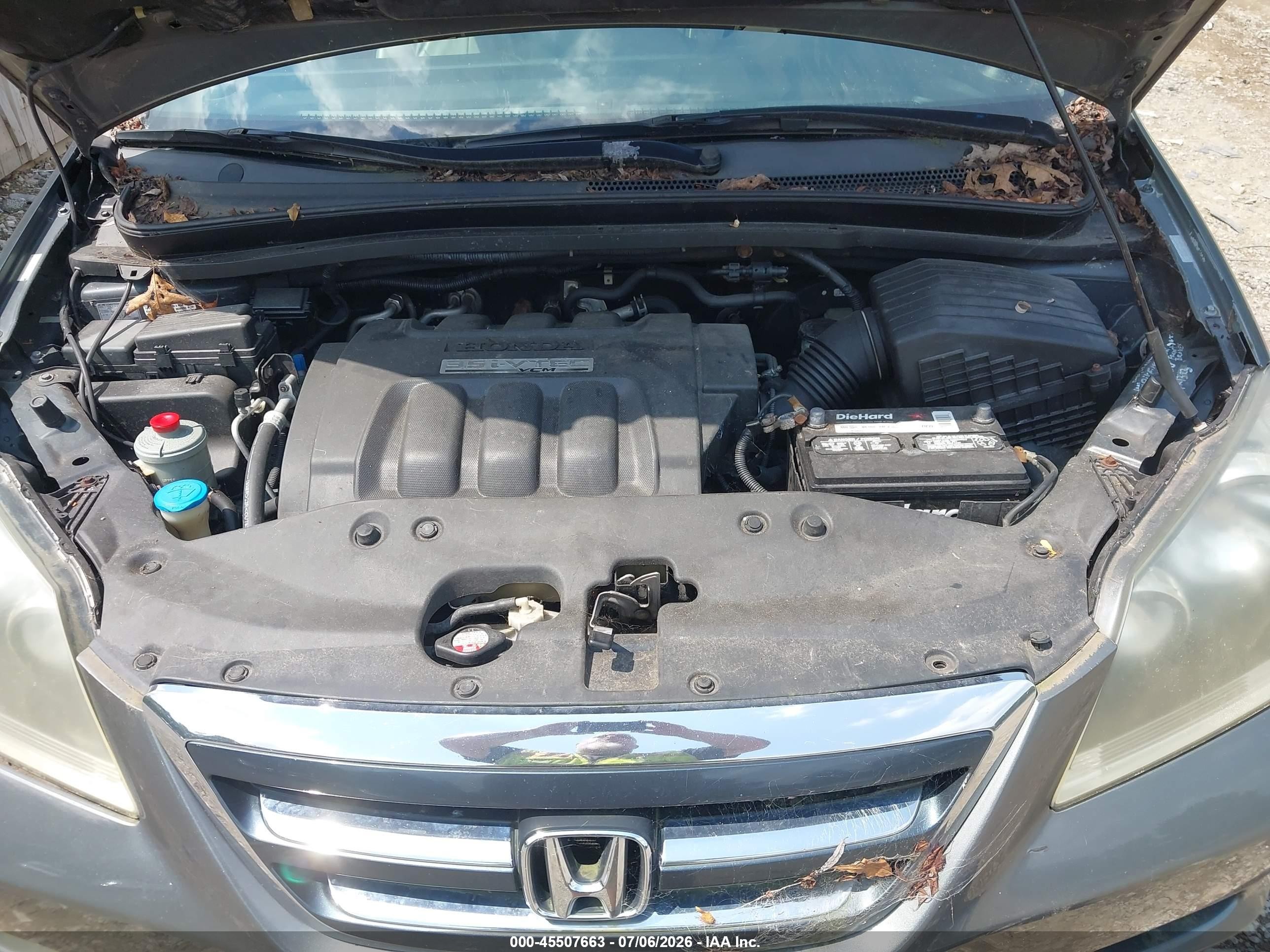 2006 Honda Odyssey Ex-l Gray vin: 5FNRL38736B006032