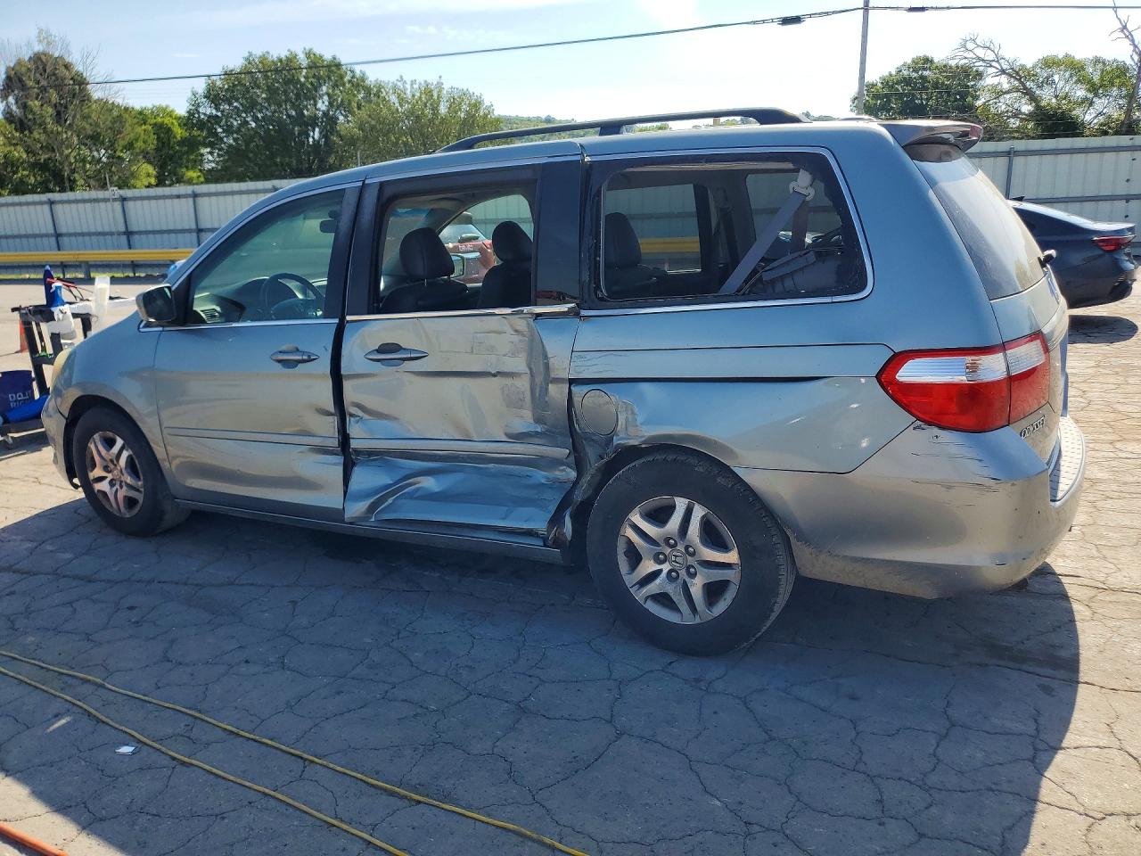 2006 Honda Odyssey Exl Синий vin: 5FNRL38736B032436