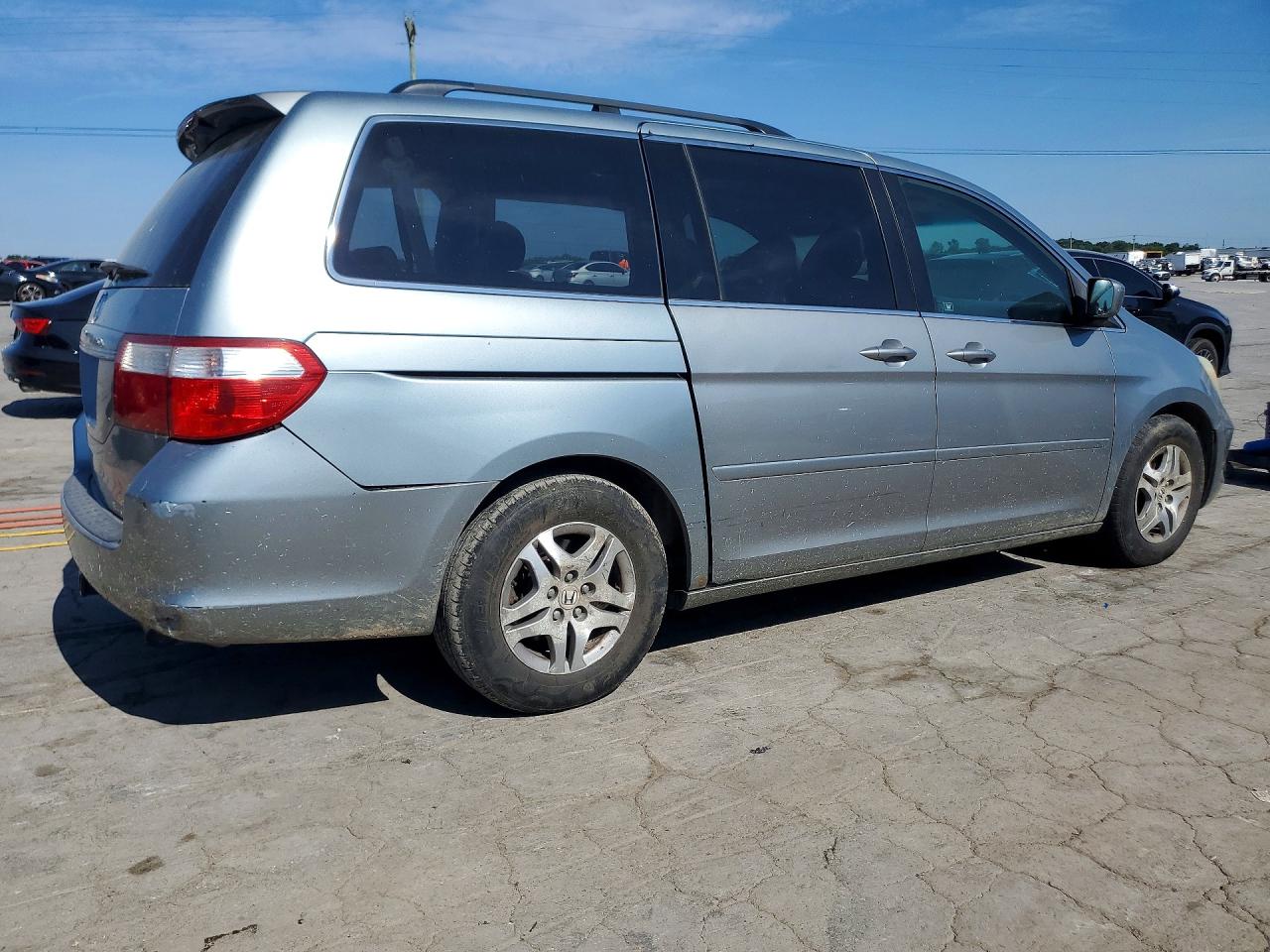 2006 Honda Odyssey Exl Синий vin: 5FNRL38736B032436