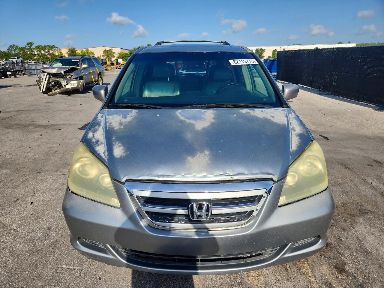 2006 Honda Odyssey Exl Blue vin: 5FNRL38736B038897