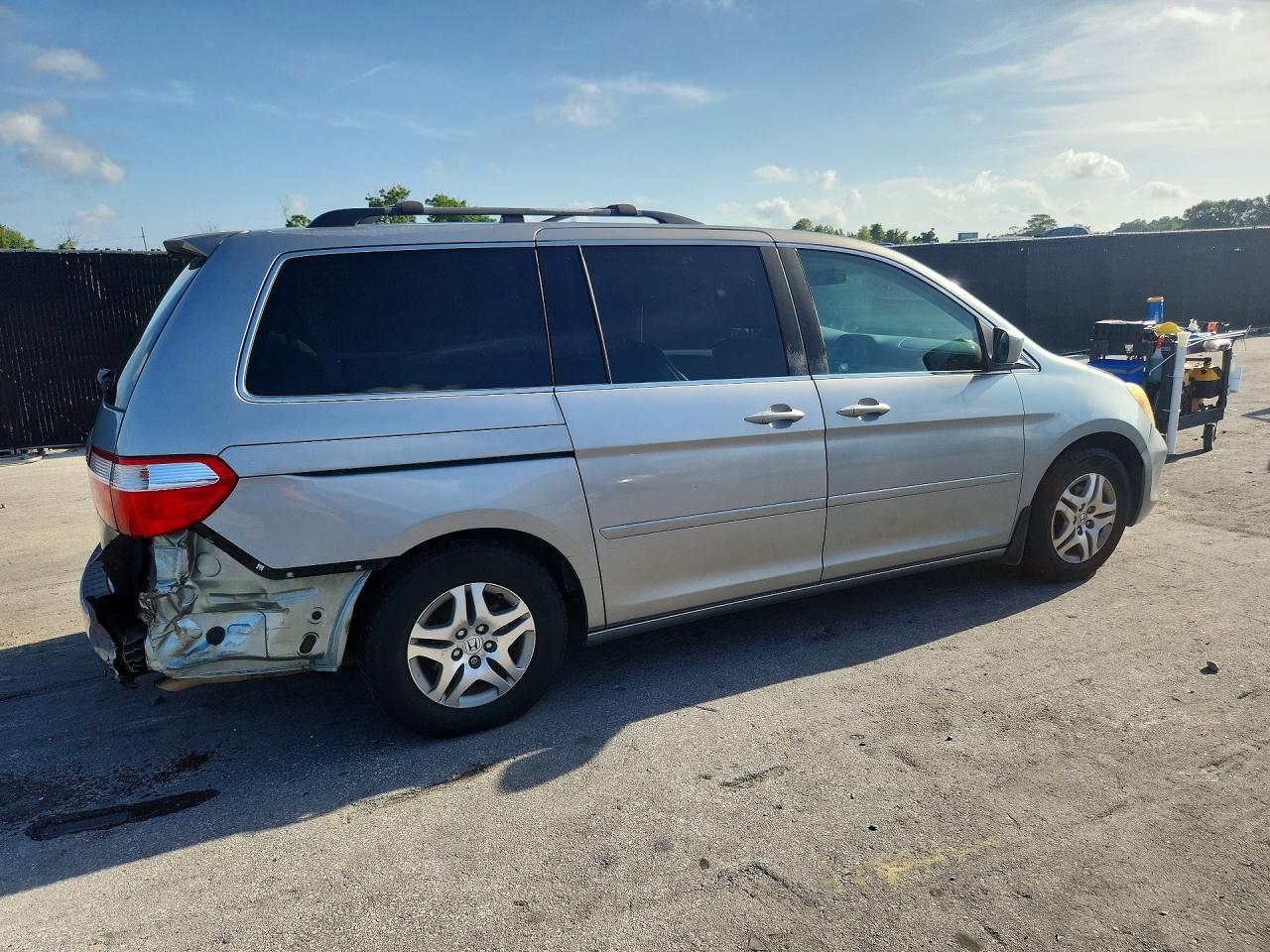 2006 Honda Odyssey Exl Blue vin: 5FNRL38736B038897