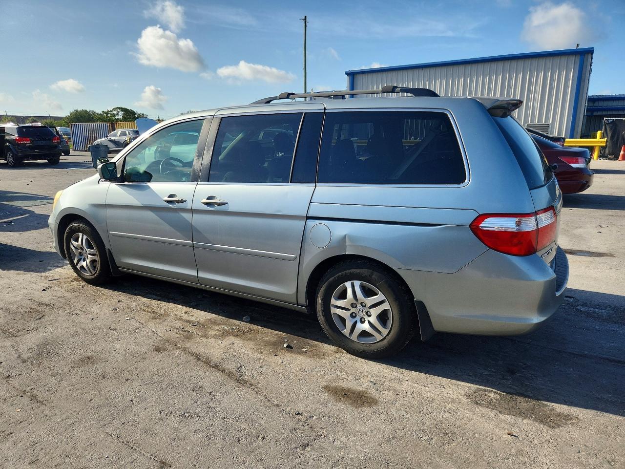2006 Honda Odyssey Exl Blue vin: 5FNRL38736B038897