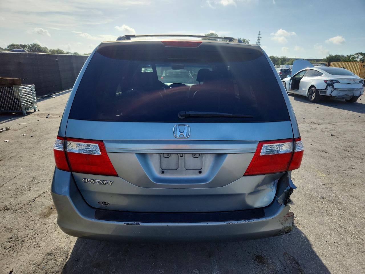 2006 Honda Odyssey Exl Blue vin: 5FNRL38736B038897