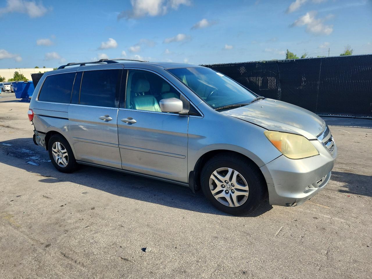 2006 Honda Odyssey Exl Blue vin: 5FNRL38736B038897