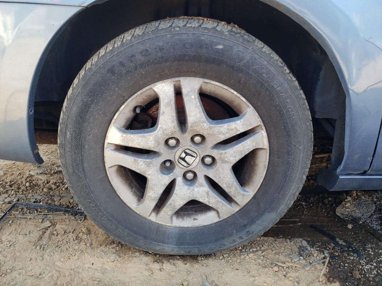2006 Honda Odyssey Exl Blue vin: 5FNRL38736B102498 Damage: Right Rear Wheel, Corrosion, > 12 Inches