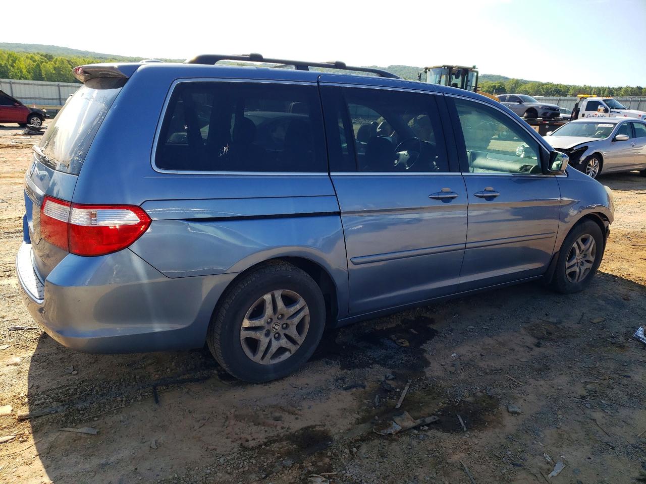 2006 Honda Odyssey Exl Blue vin: 5FNRL38736B102498