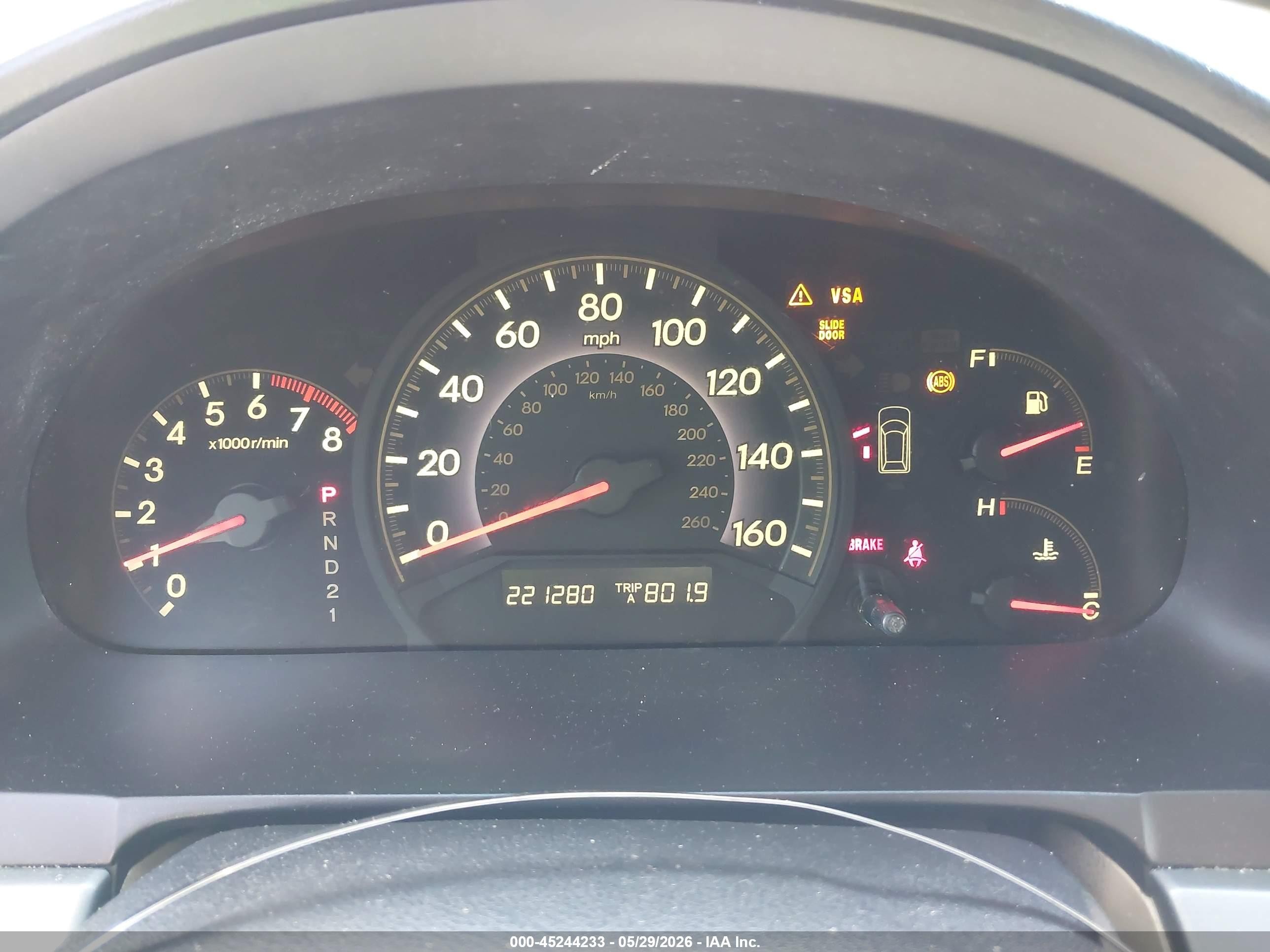 2006 Honda Odyssey Ex-l Black vin: 5FNRL38736B442380