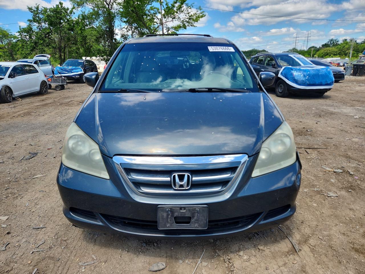 2006 Honda Odyssey Exl Серый vin: 5FNRL38736B447840