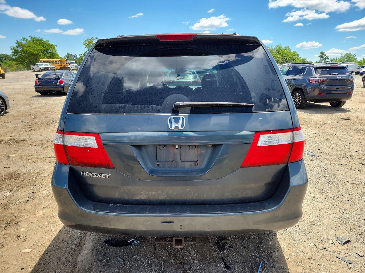 2006 Honda Odyssey Exl Серый vin: 5FNRL38736B447840