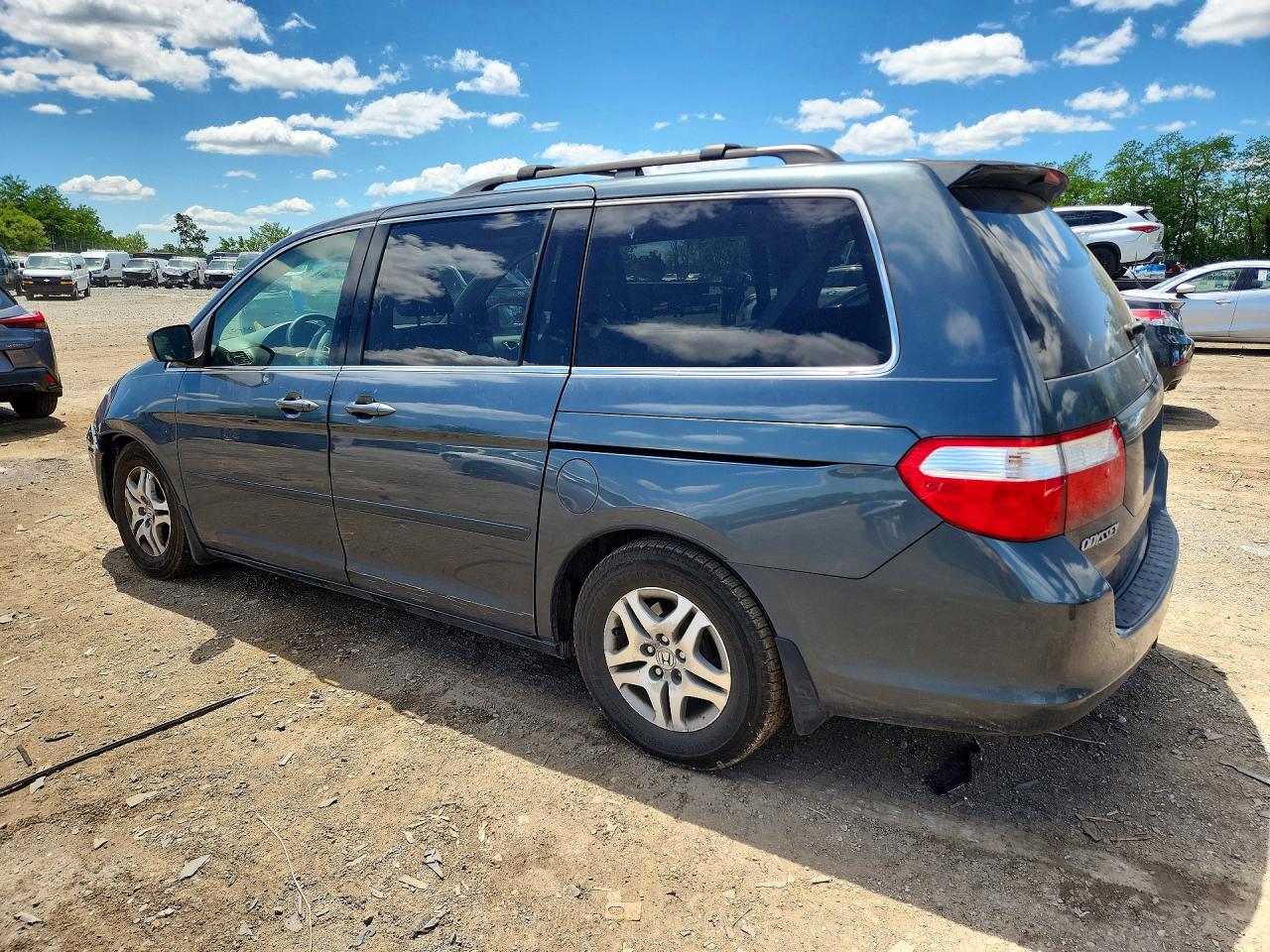 2006 Honda Odyssey Exl Серый vin: 5FNRL38736B447840